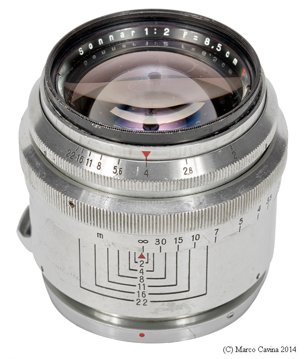 Rare Carl Zeiss Sonnar 85mm f/2.0 lens found