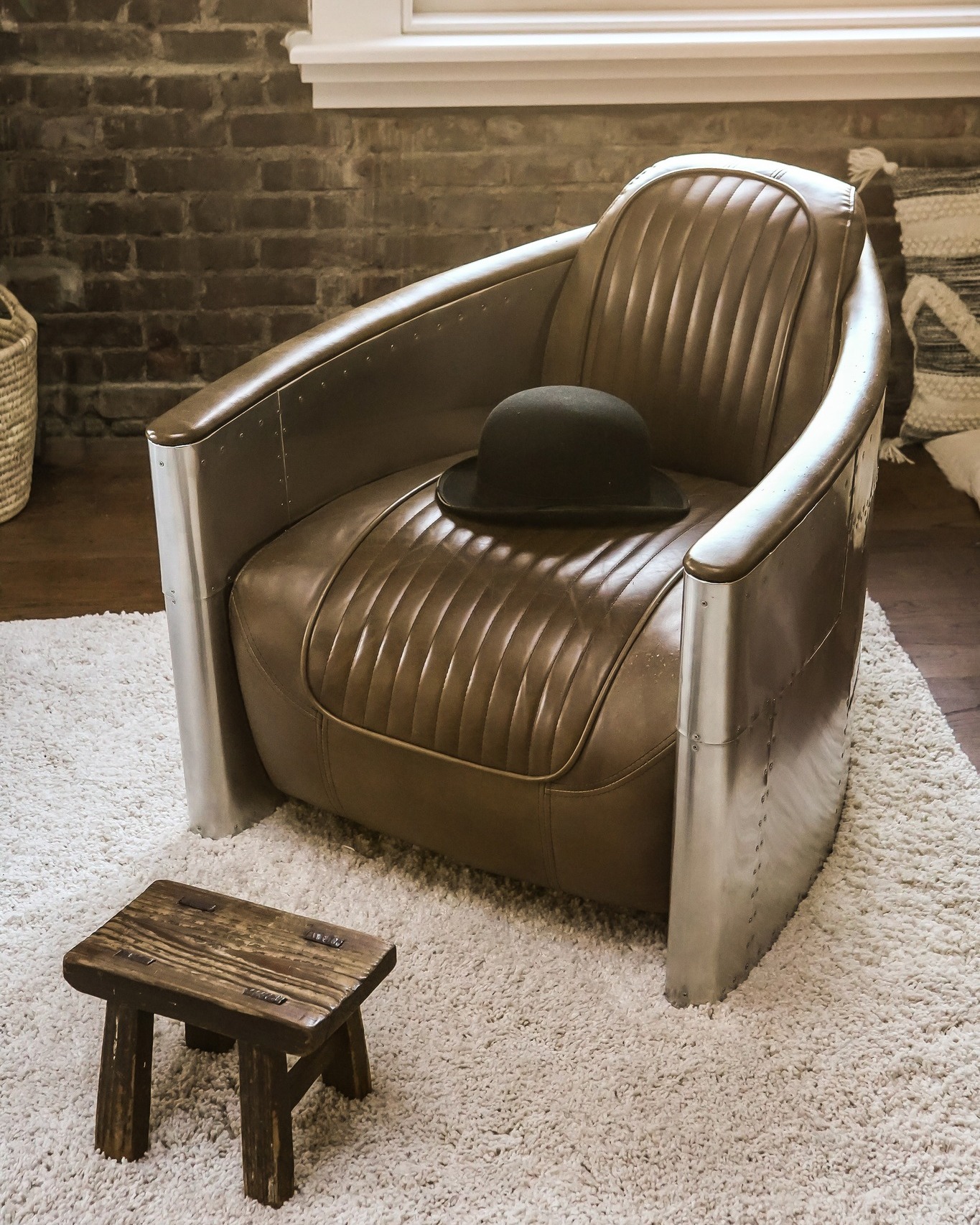 Timothy Oulton's Aviator Tomcat chair inspired by F-14 jet