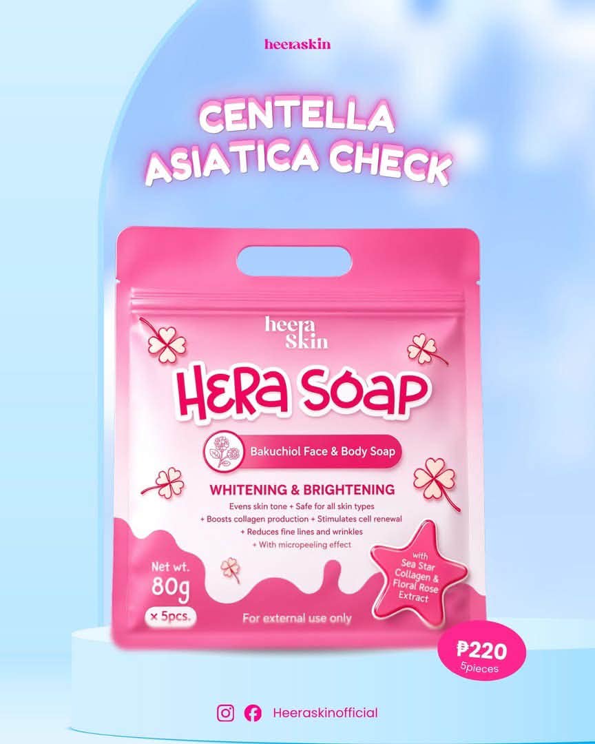 glutathione soap facebook 🌿 CENTELLA ASIATICA CHECK! 🌿 Cleanse. Soothe. Feel fresh. ✨ Get 5 pcs of Hera for only ₱220! 🧼💚 And wait… there's MORE! 👀 Catch us LIVE and score an EXCLUSIVE Can BPC-157 Be Taken كولاجين للبشرة والشعر Bulk Savings:2 Pack