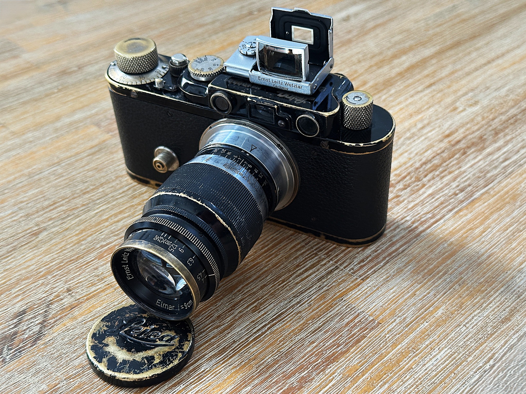 1932 Leica Leitz DII black paint camera treasure