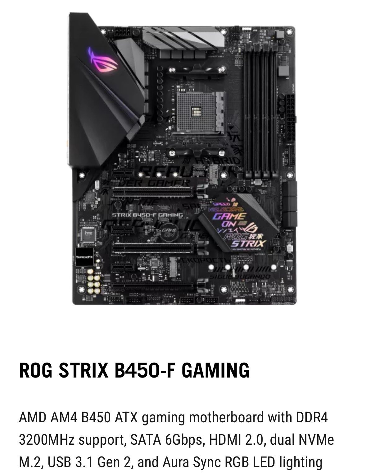 ROG STRIX B450-F GAMING｜テックウインド株式会社 Ryzen 7 5800X3D