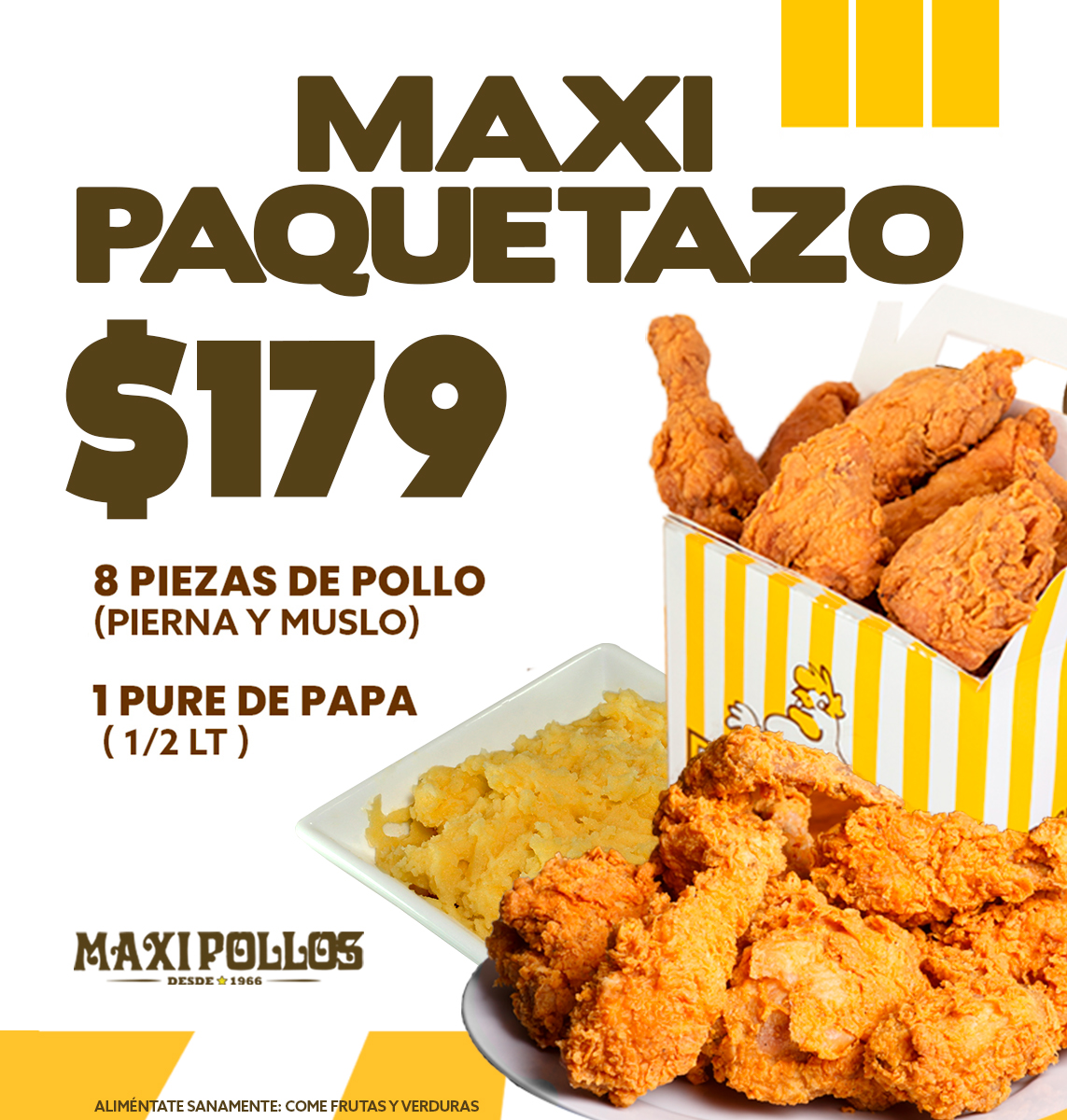 Maxipollos - Ven por un MAXI PAQUETAZO🐔 y disfruta de un...