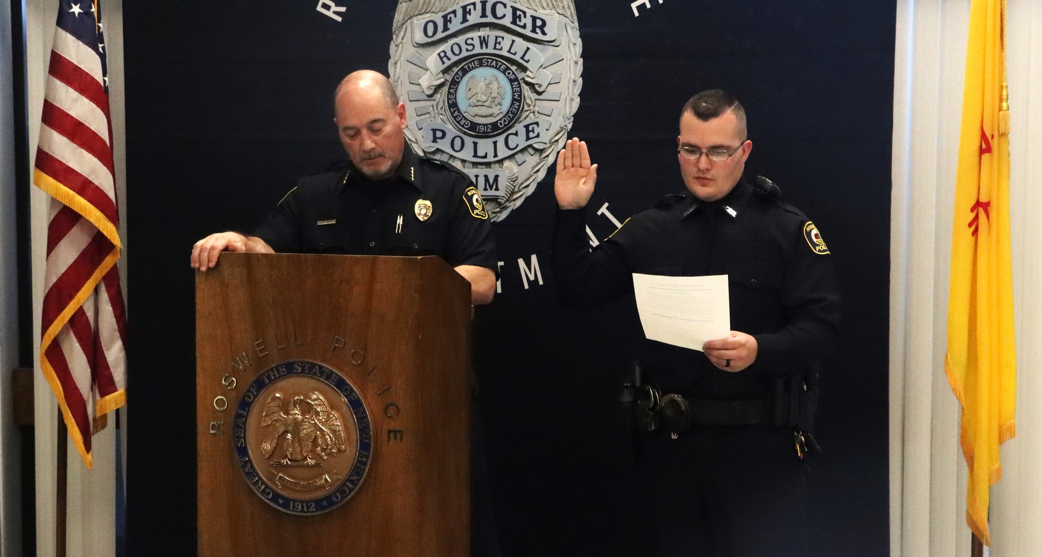 Roswell Police Department, RPD - Daniel Irvin is the newest RPD officer ...