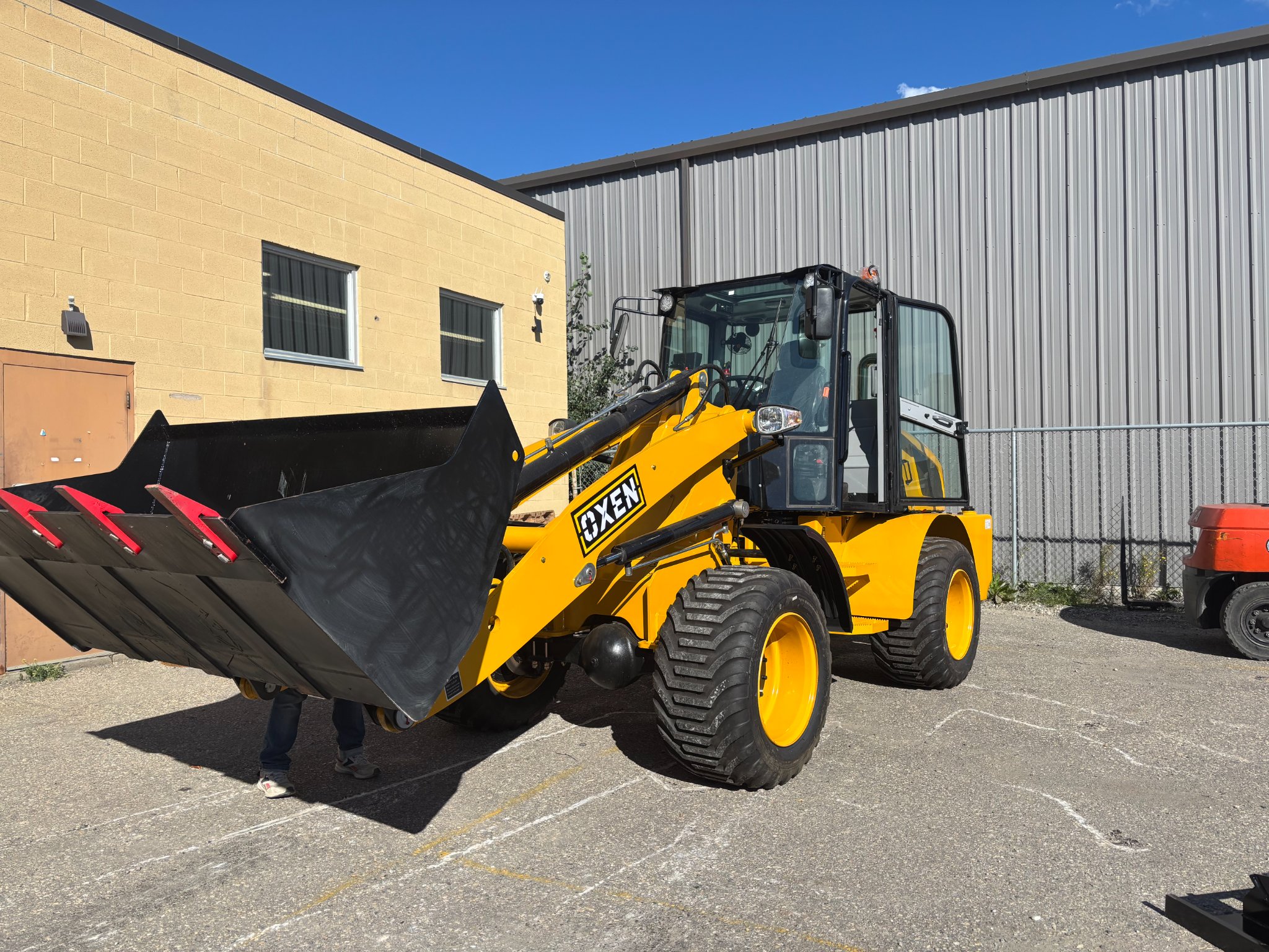 2026 New 74HP Cummins Diesel Engine 6T oper Weight wheel loader 5511lbs ...