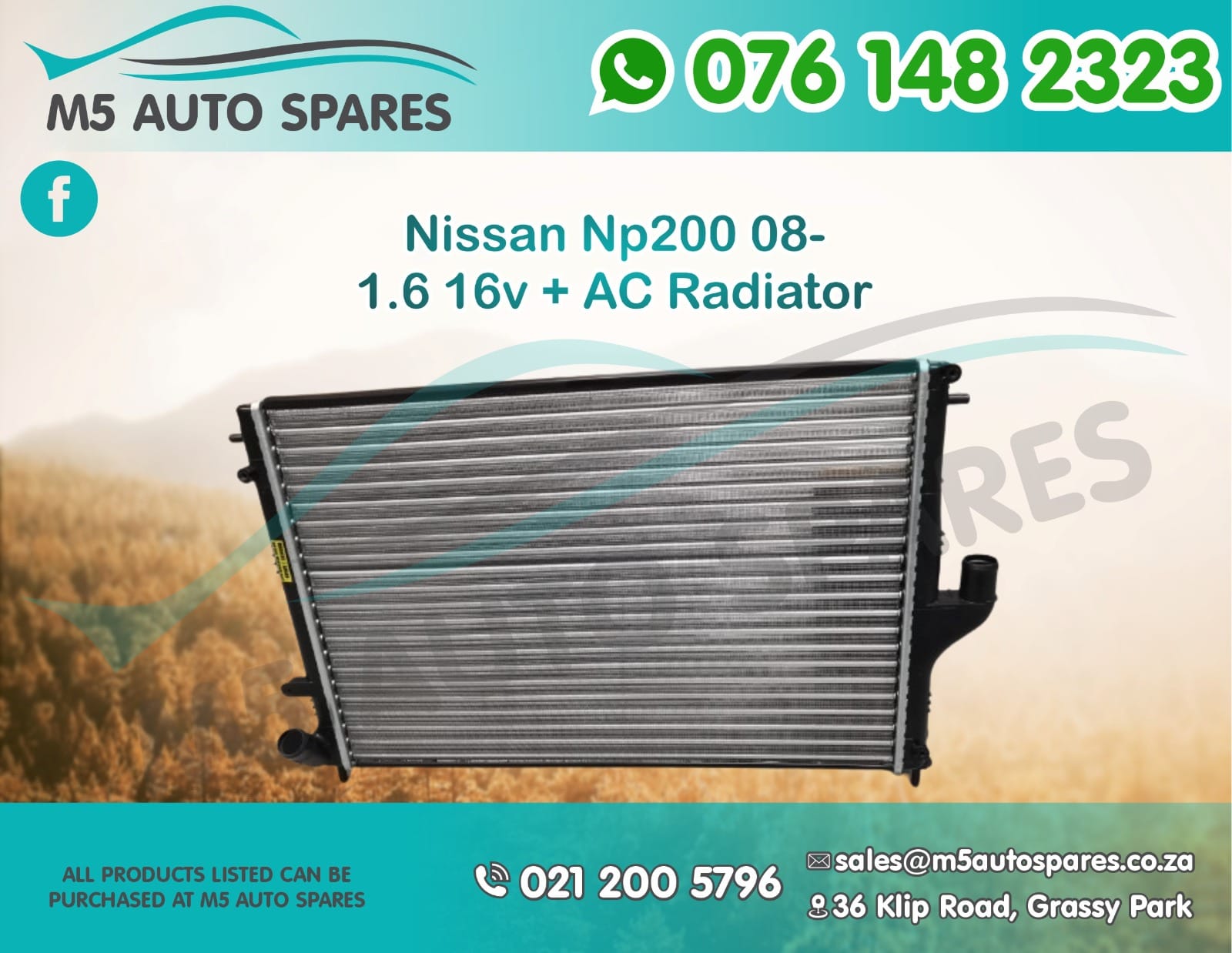 M5 Auto Spares - Nissan NP200 Radiator 2008- Model For... | Facebook