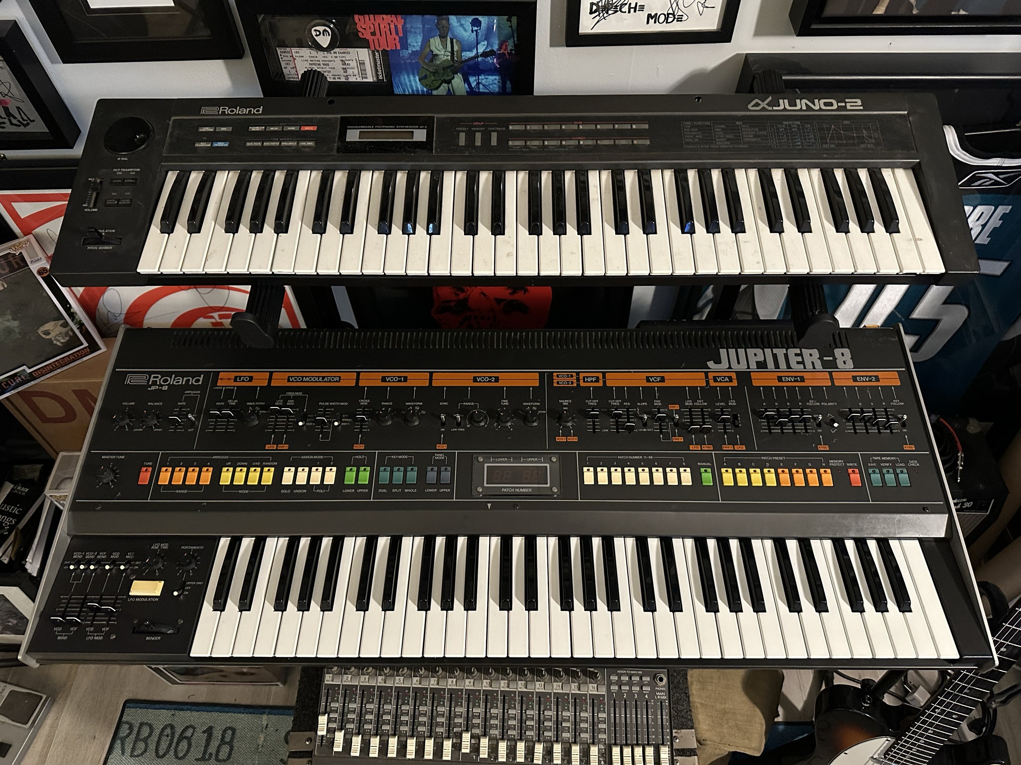 DEPECHE MODE | ALAN WILDER ROLAND JUPITER 8 KEYBOARD - FOR SALE An