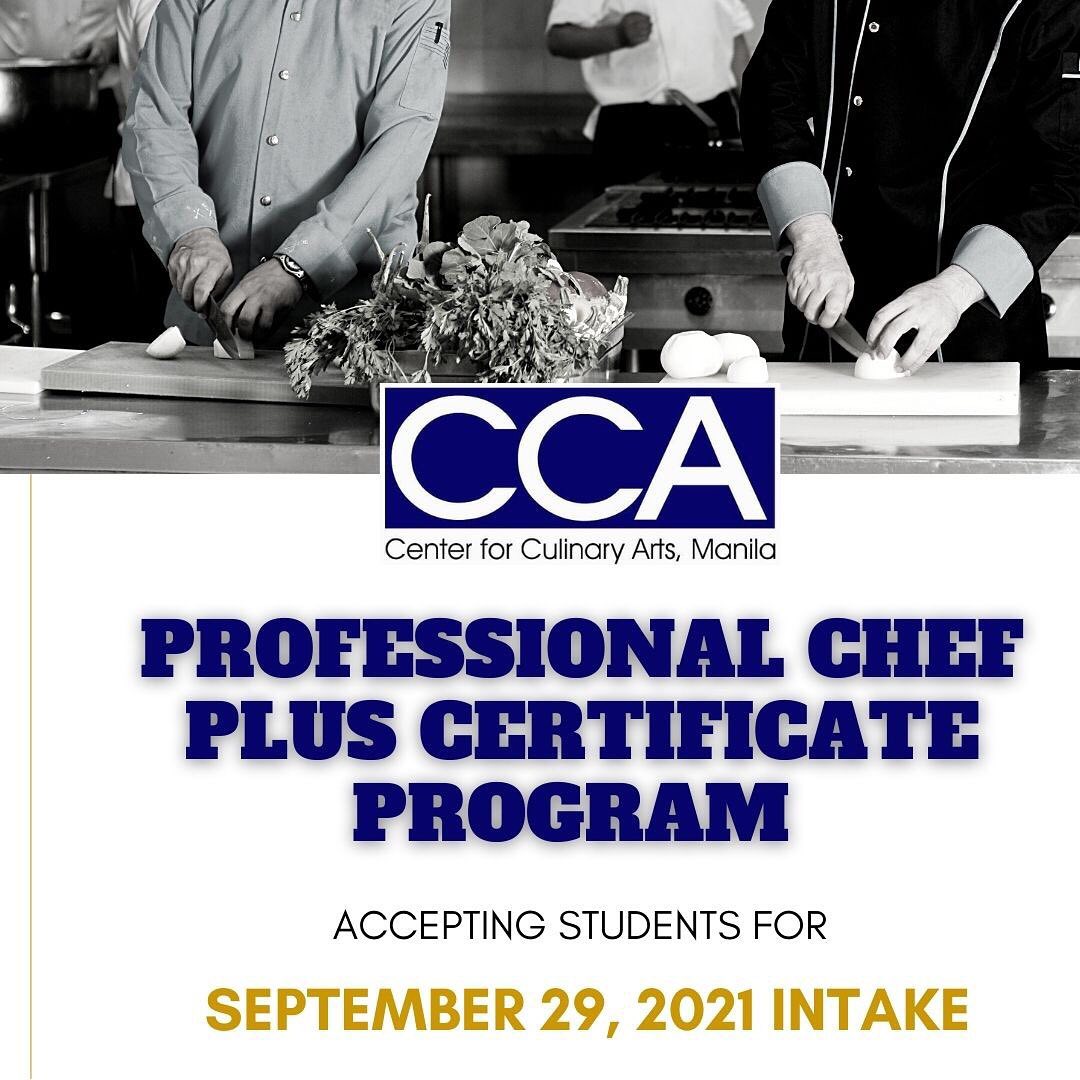 CCA Manila - 👩🏻‍🍳👨🏻‍🍳The Professional Chef Plus is... | Facebook
