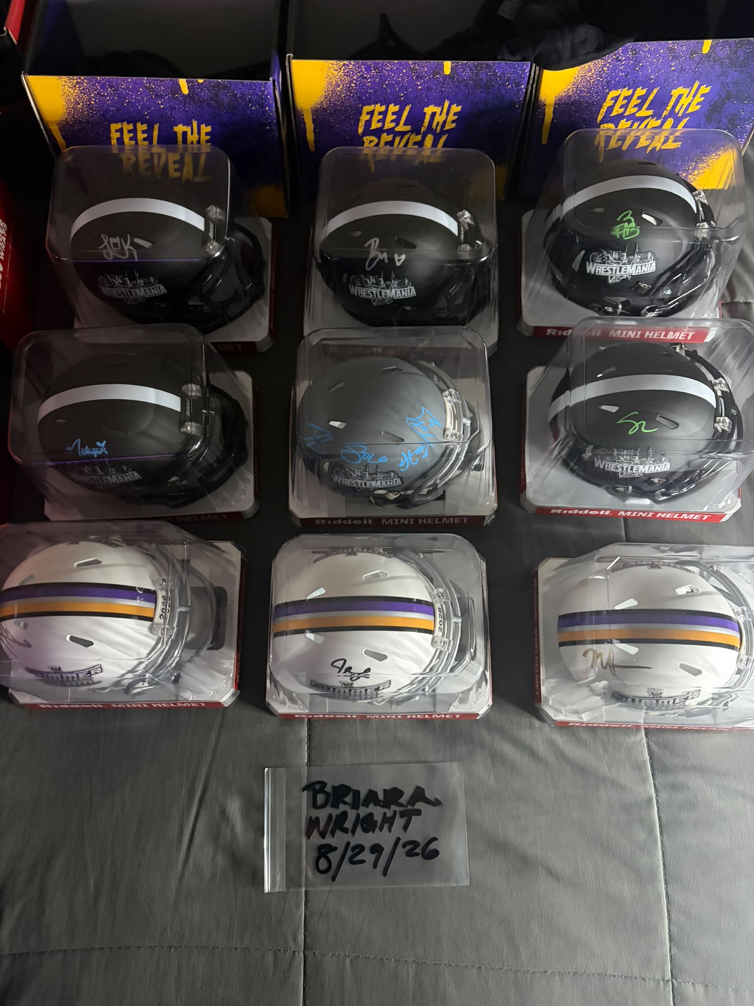Under Wraps WWE WrestleMania 42 Mini Helmets mystery box is here