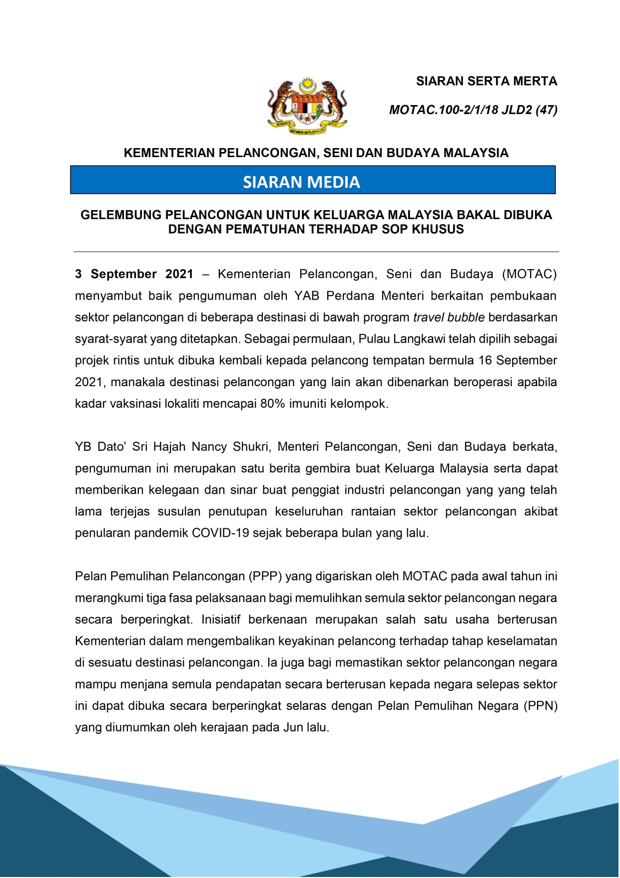 Ini 7 Aktiviti Pelancongan Utama Di Langkawi Dapat Lampu Hijau Motac Rileklah Com