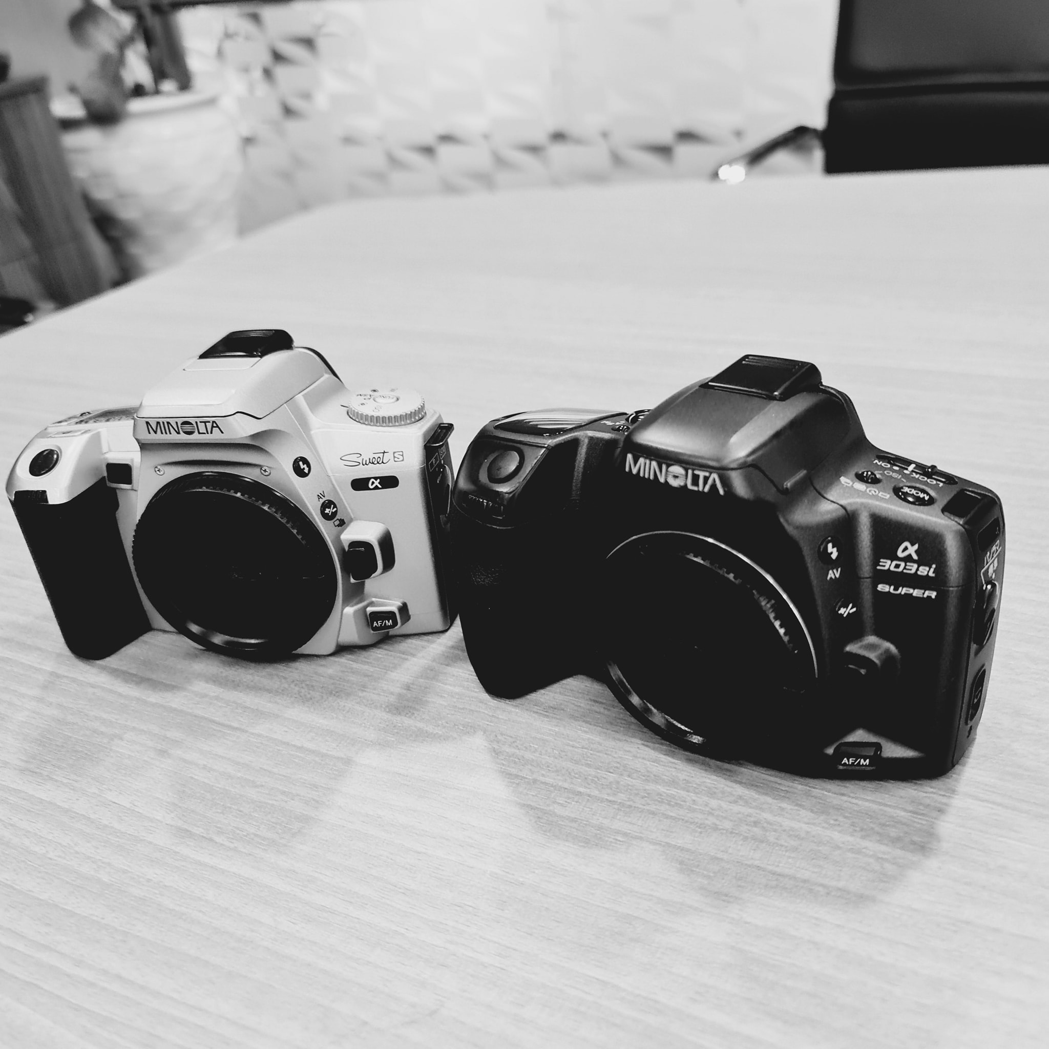 Minolta Alpha 303 SI Super and Sweet S cameras