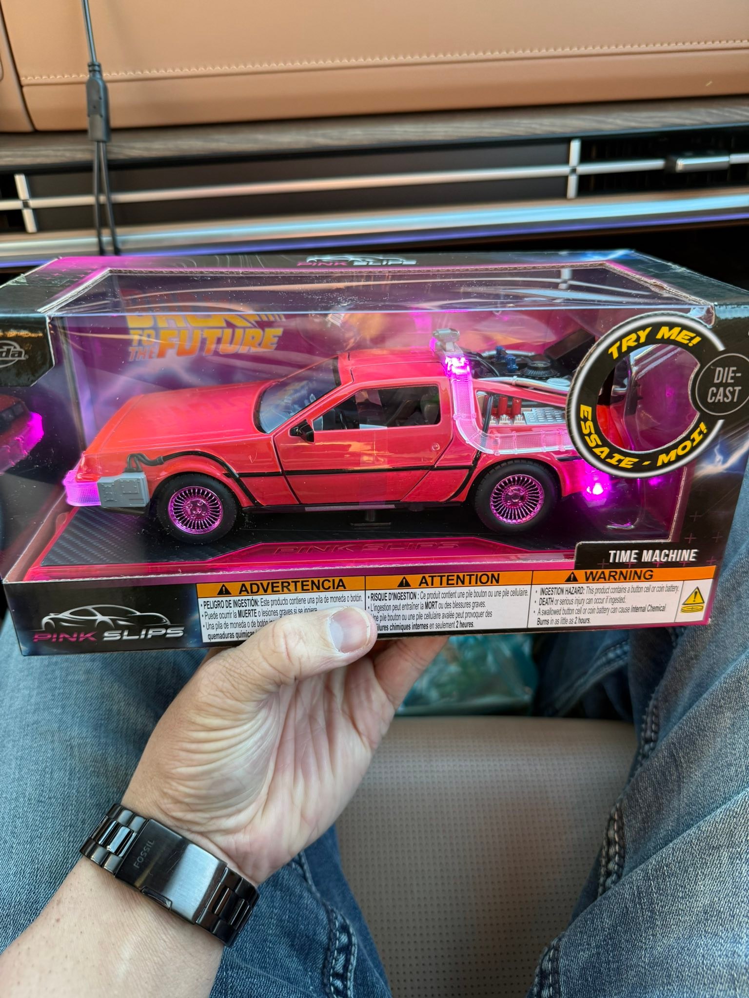 Found Jada Pink Slip and DeLorean Chase diecast cars