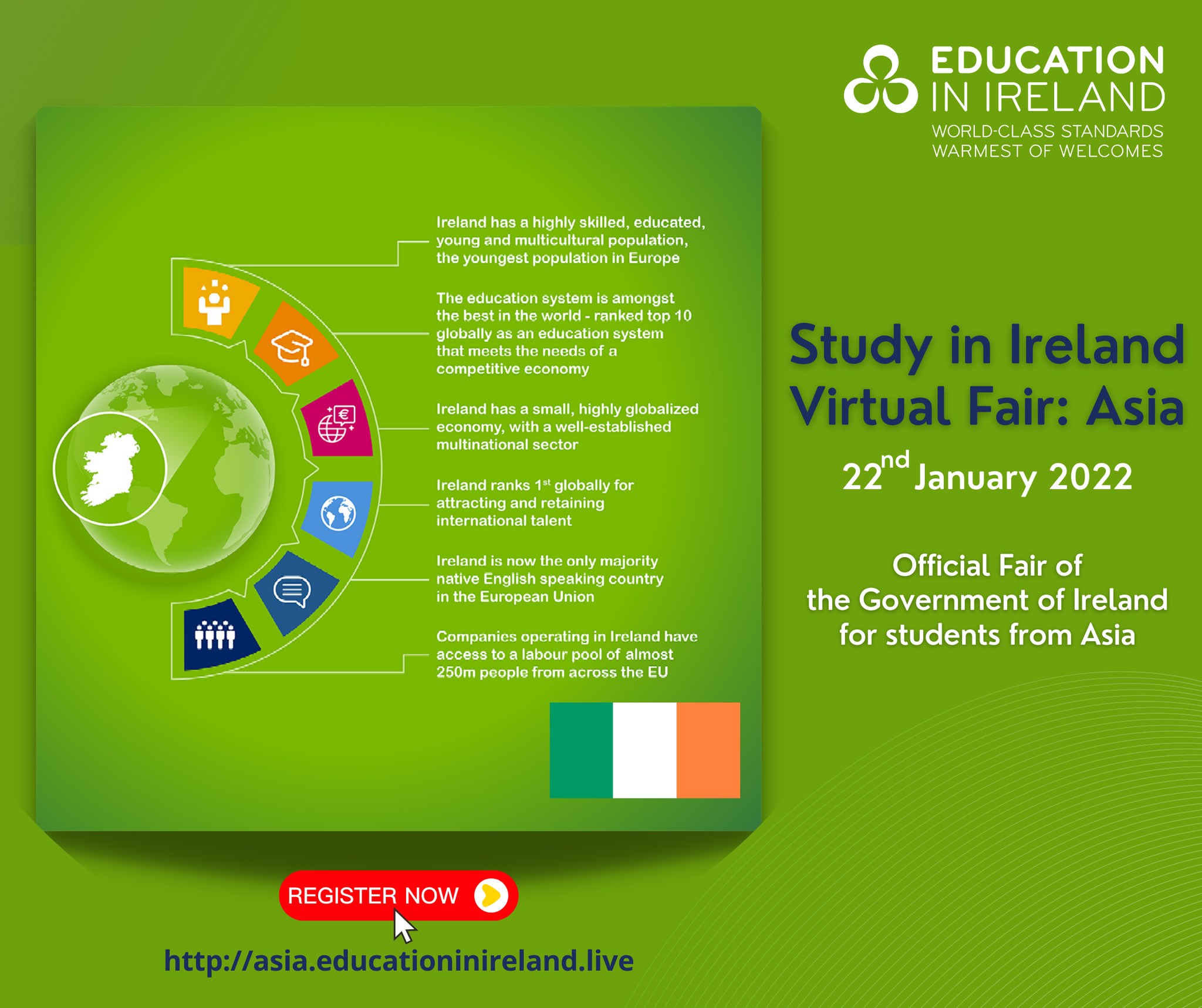 Ireland 🇮🇪 ranks 1st globally... - Education in Ireland ASEAN | Facebook