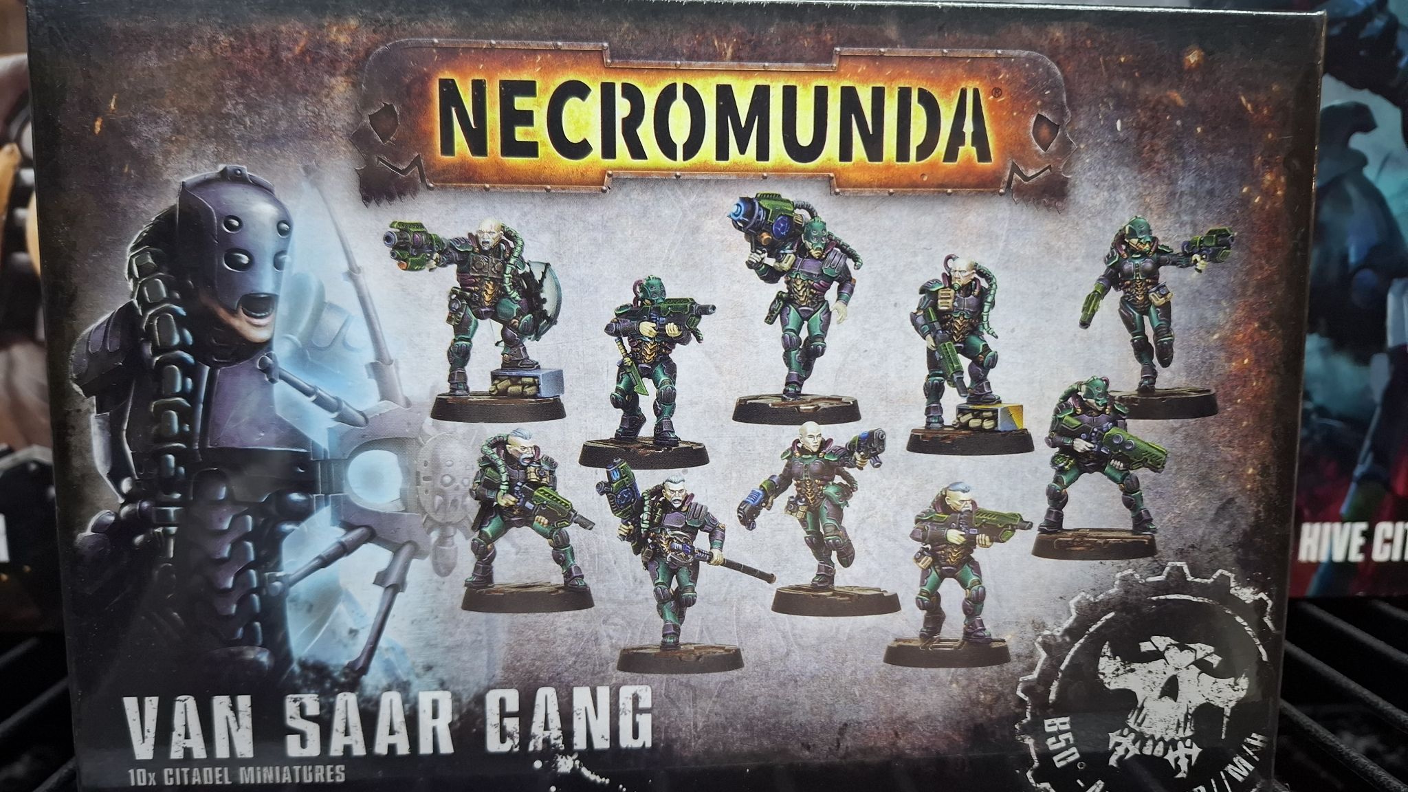 Necromunda Van Saar Gang Upgrades Sprue Warhammer 40K Plasma Flamer Melta Maul