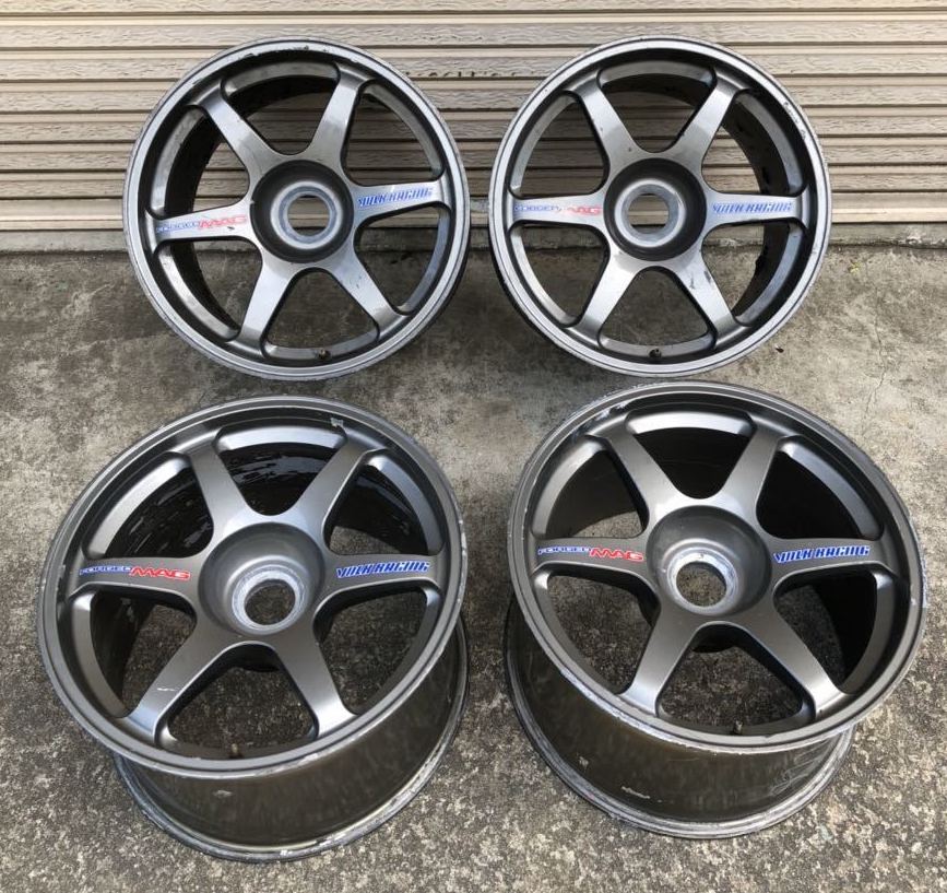 In stock: A single Volk Racing TE37 centrelock race wheel, made by