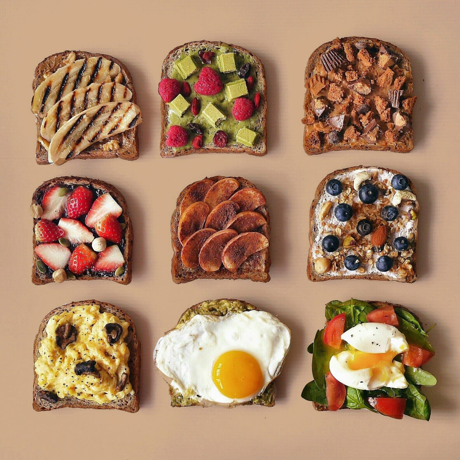 Caltrackr. - ️ Hit like if your favourite toast is here👇🏻...