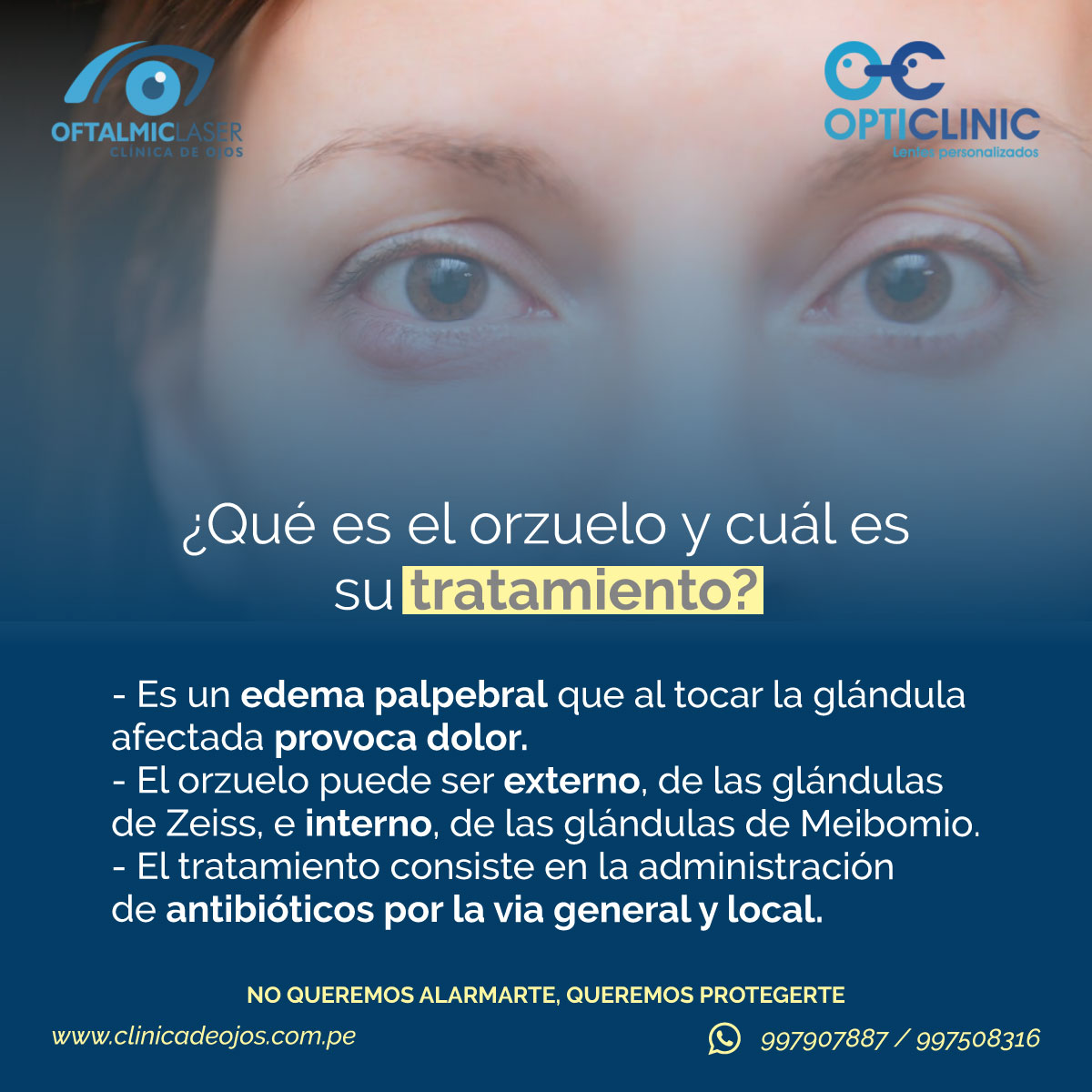 Deseamos protegerte 😊 ... - Clínica de Ojos Oftalmic Laser | Facebook