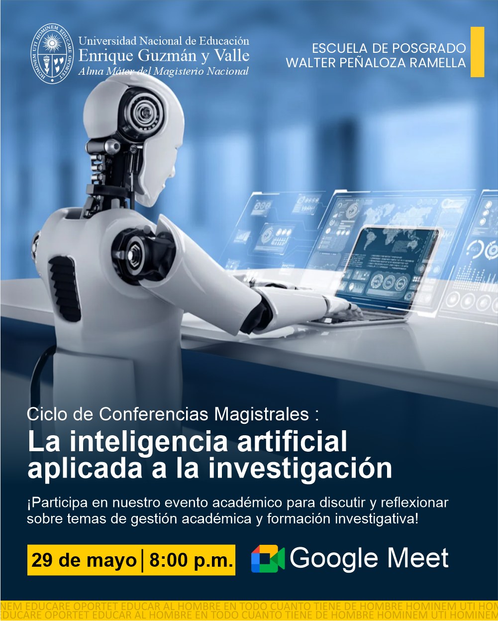 Universidad - Ciclo de Conferencias Magistrales LA INTELIGENCIA ...
