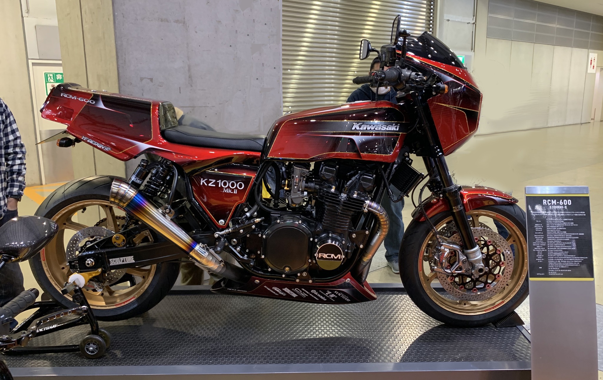2024東京モーターサイクルショー 弊社ペイント担当車両、ヘルメット 