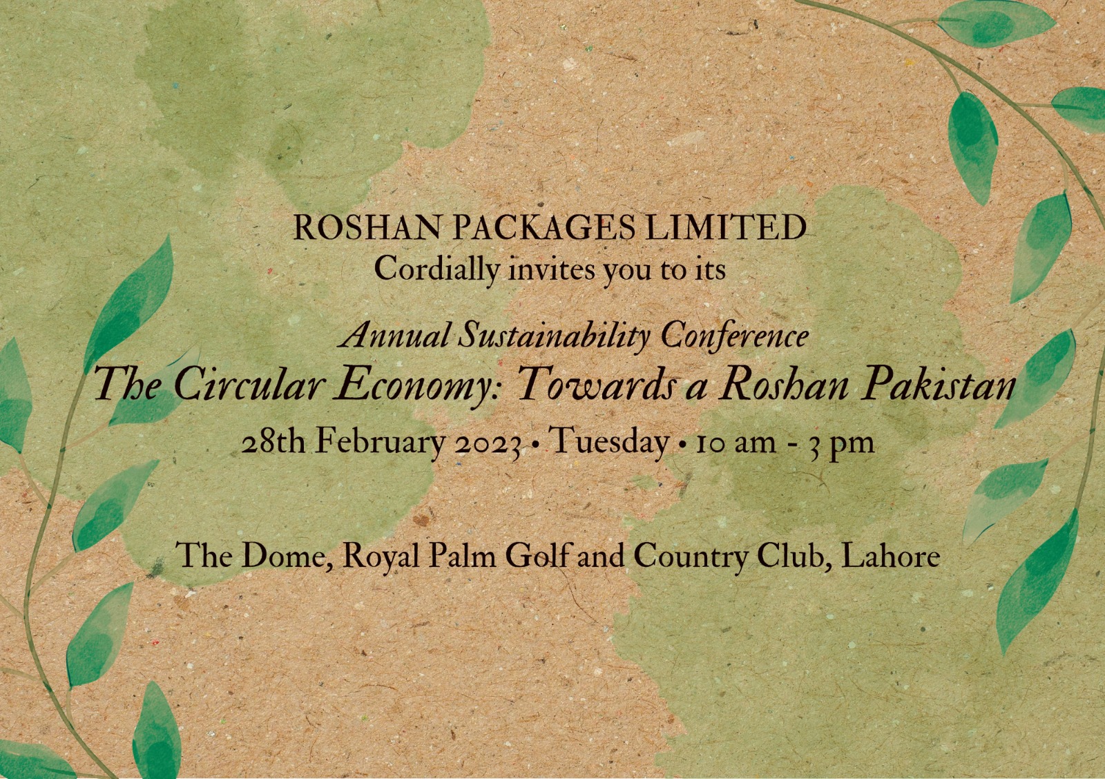 The Circular Economy: Towards a Roshan Pakistan