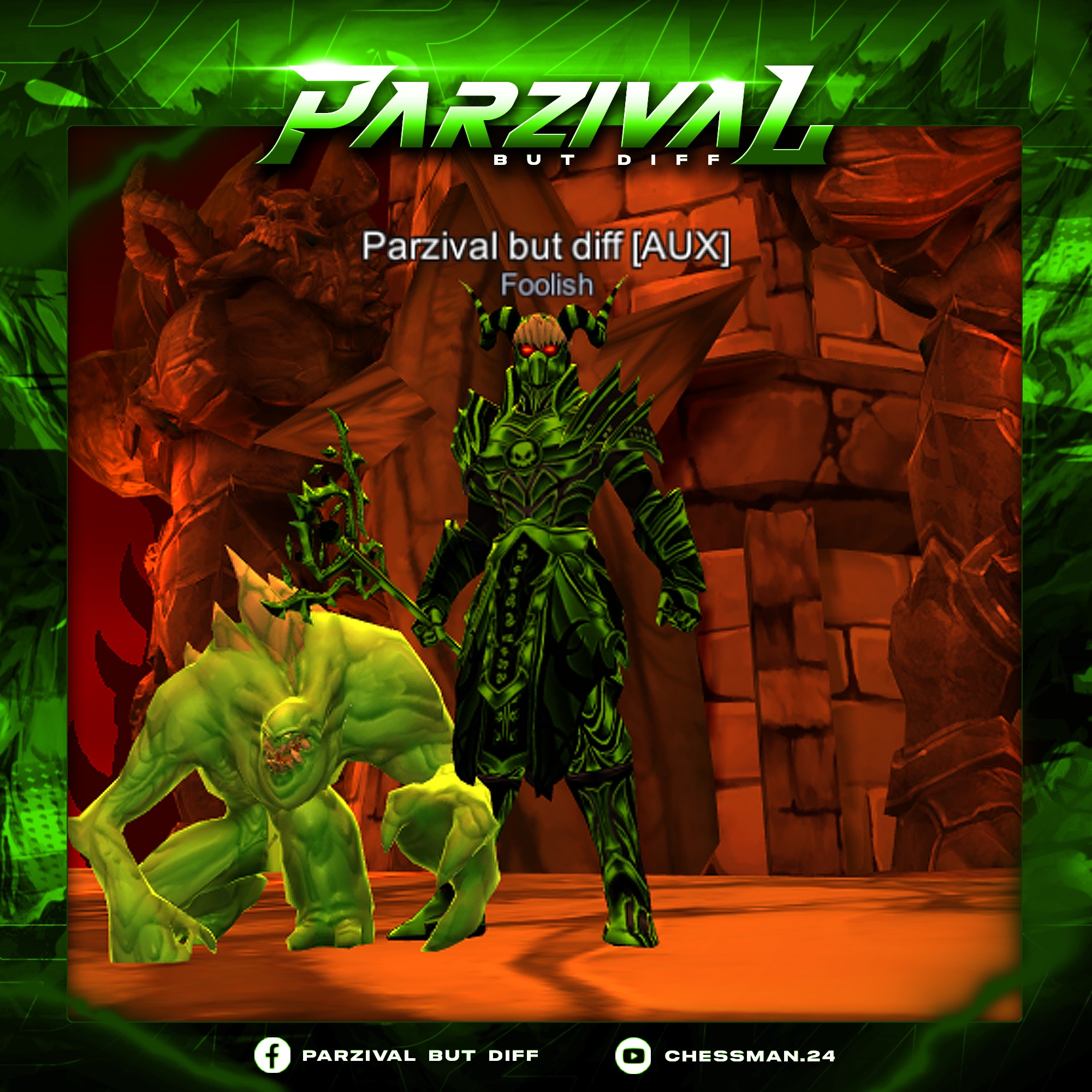 Parzival but diff - GREEN HEX OF NULGATH SET 🔰 ACQUIRED! Nulgath says ...