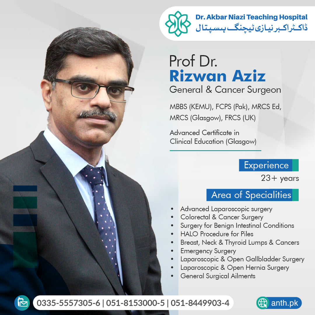 Professor Dr. Rizwan... - Dr.Akbar Niazi Teaching Hospital