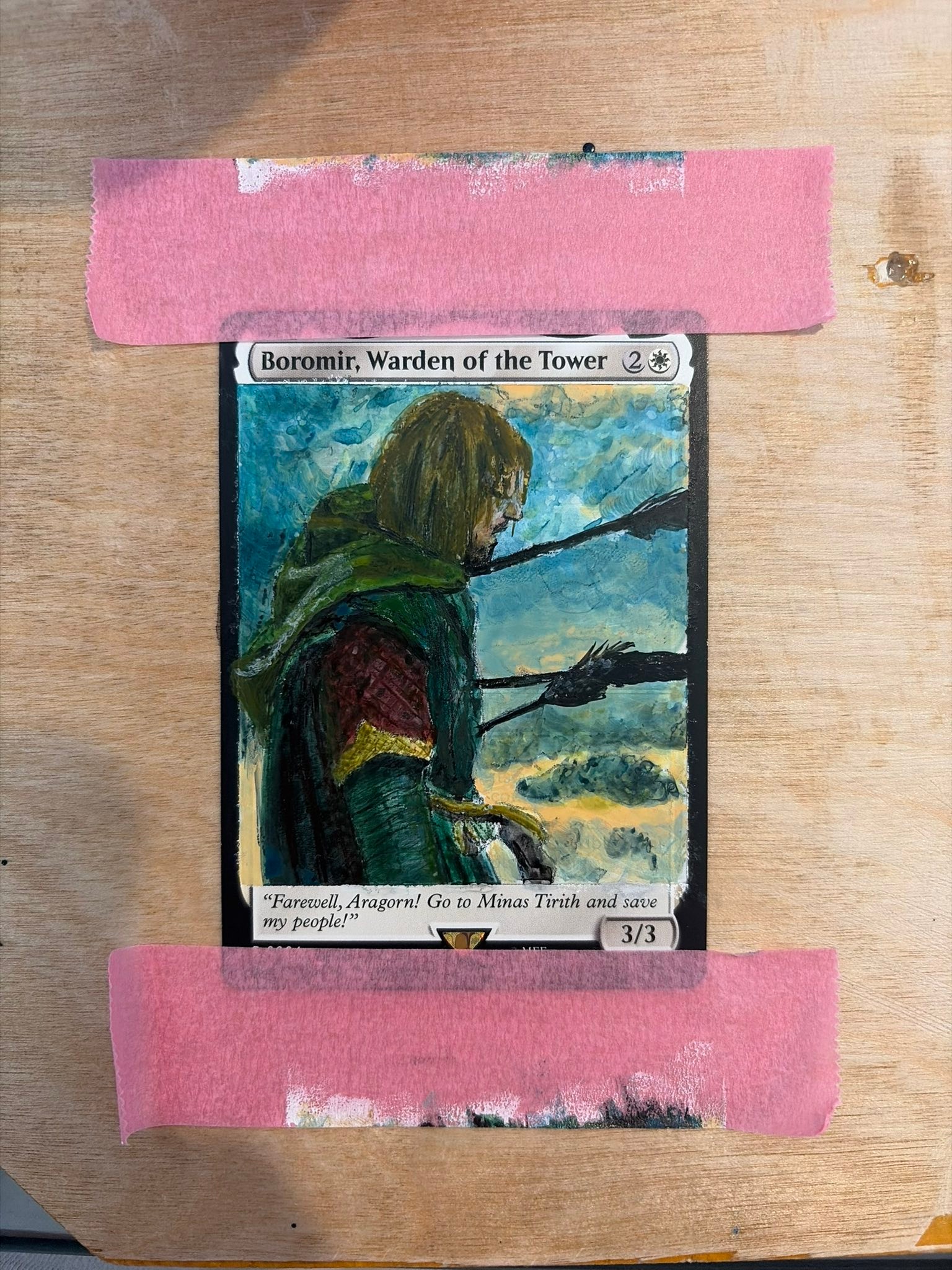 boromir card mtg Magic The Gathering - The Lord of the Rings Whenever Boromir Boromir, Warden of the Tower