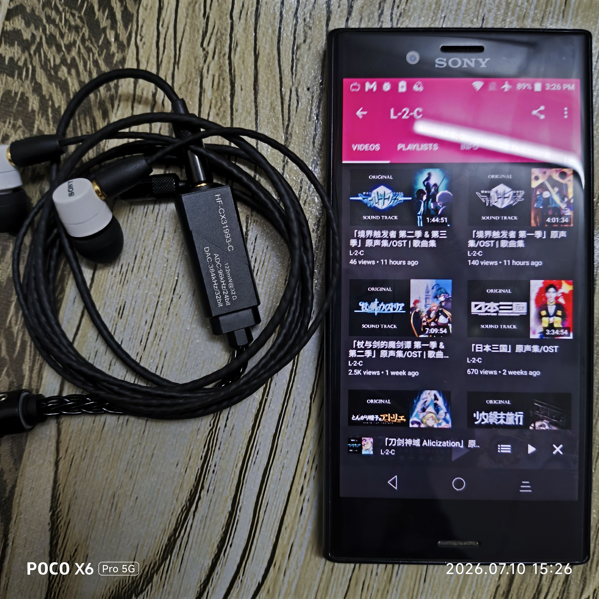 Compact Stream Setup: Sony MH750 MMCX Modded with KZ Starline