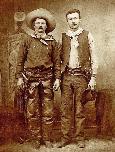 Historical double breasted shirts with decorated bibs