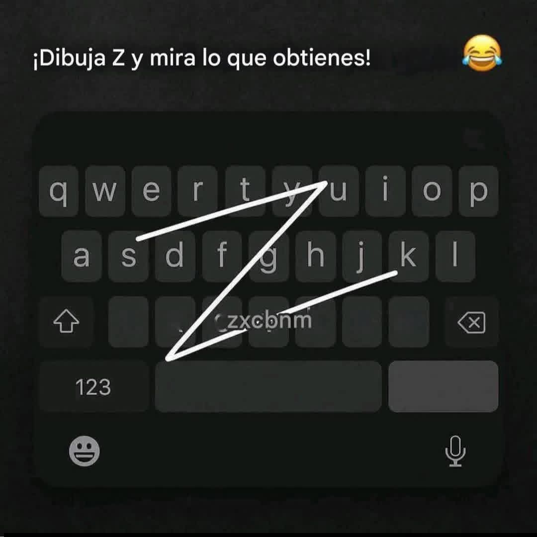 Dibuja z Zy у mira lo que obtienes! q qwerty е W uiop i a asdfghj