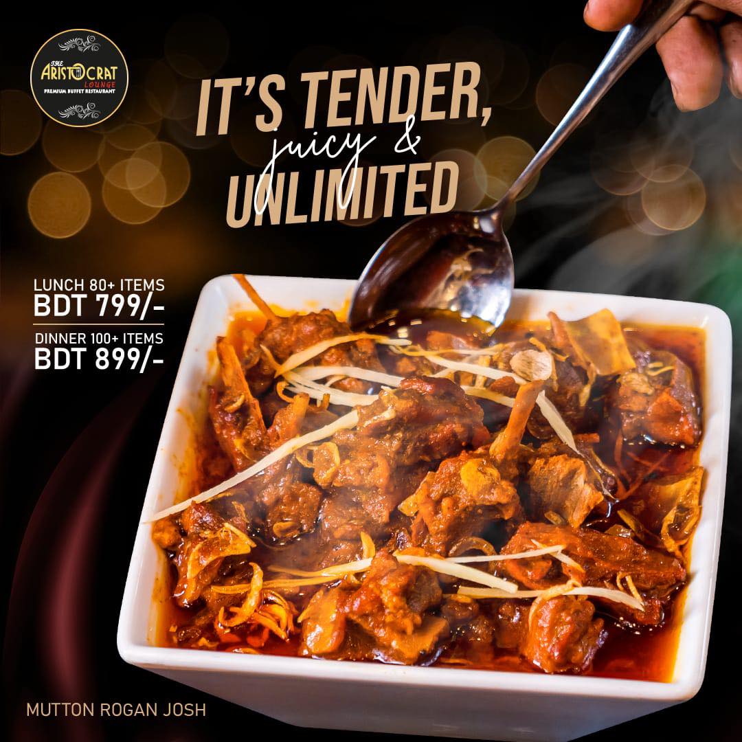 The Aristocrat Lounge - 🟢Mutton rogan josh 🟢Mutton kacchi Everyday ...