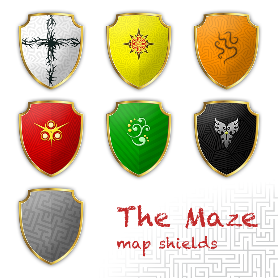New map shields design - Warlords Classic