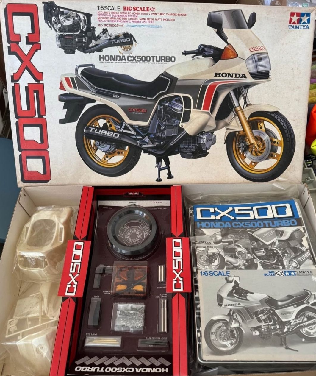 Tamiya Honda CX500 Turbo model kit review
