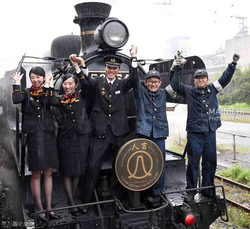 Goodbye, over 100 years old ste locomotive 58654 that has been