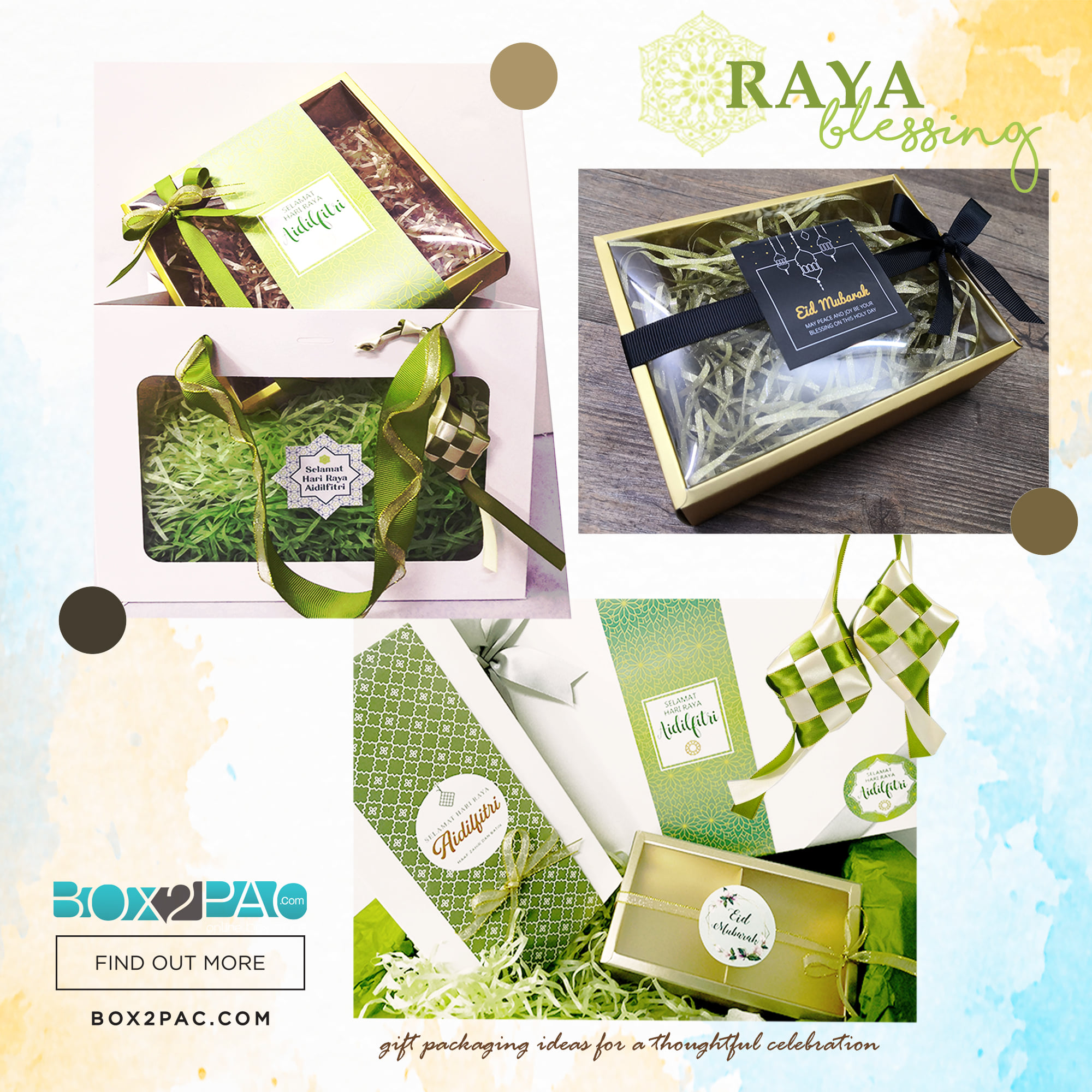 BOX2PAC - ⌘ RAYA GIFT PACKAGING IDEAS ⌘ Shop our ready...