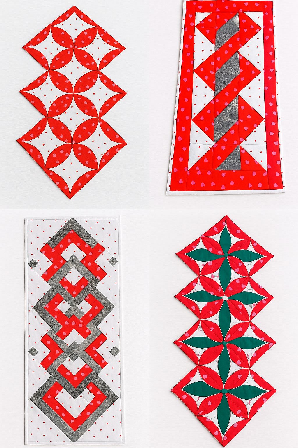Indah - Beauty in Red, Some o f my Table Runner Projects ️ | Facebook