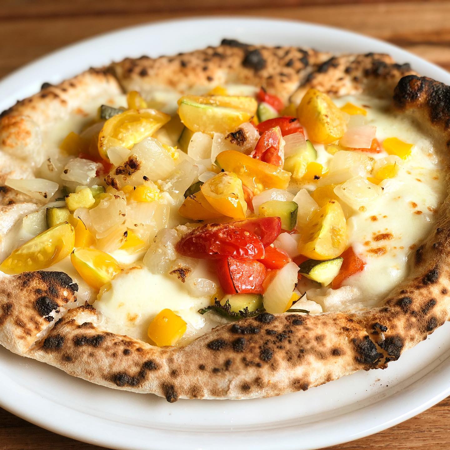 夏野菜と大葉のあっさりピッツア... - Pizzeria da Tsurubaraピッツエリア ダ ツルバラ