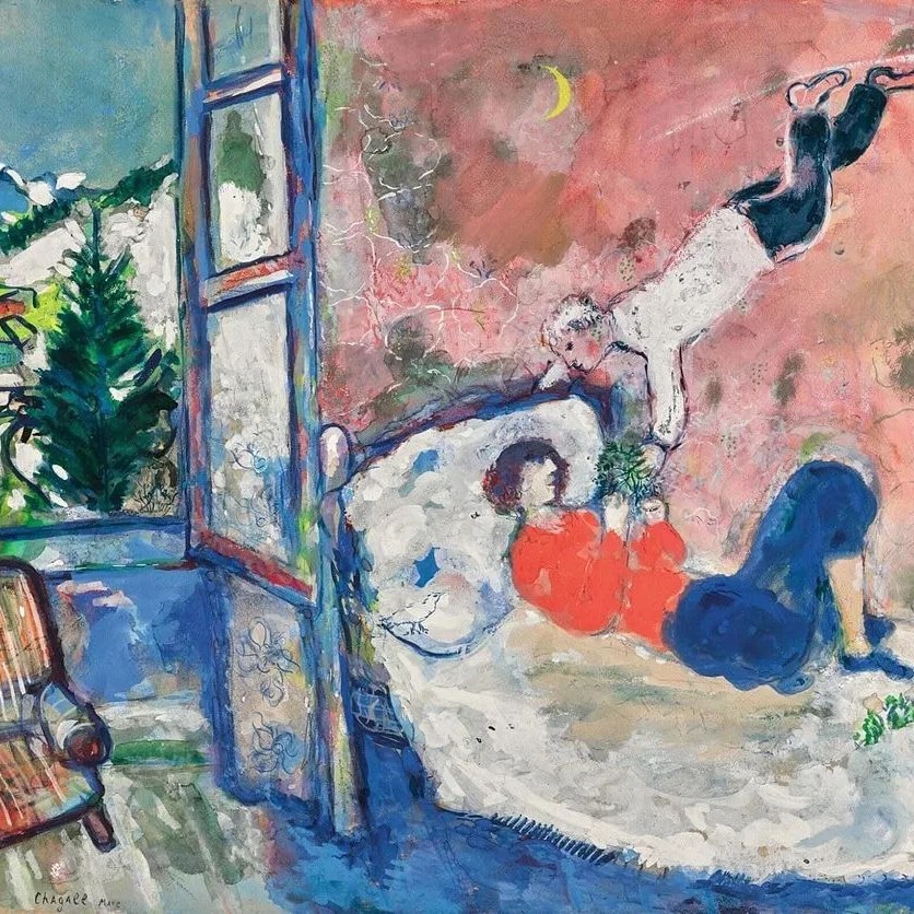 Marc Chagall、Les Paysans Russes For most of his life, Marc