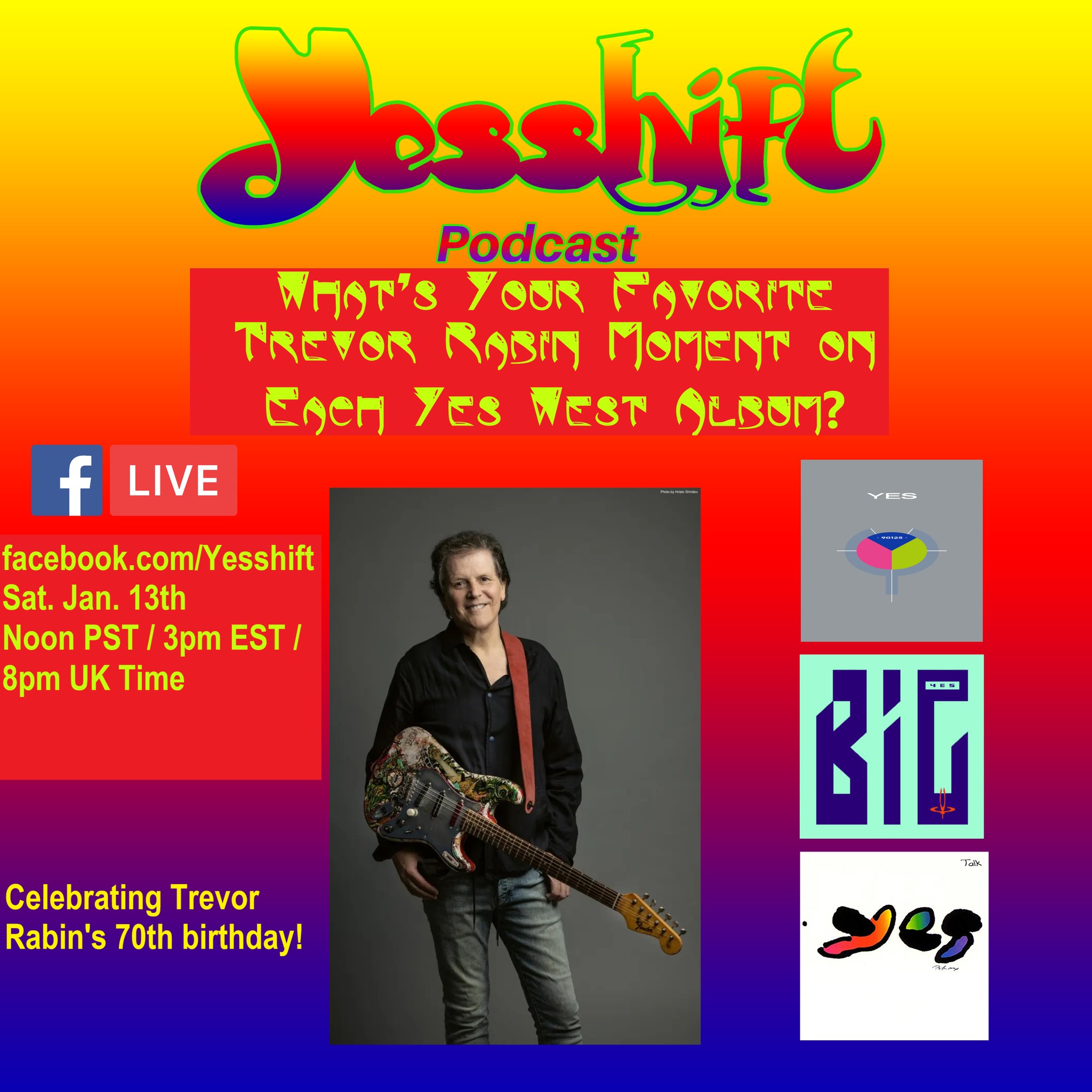 Please join us in wishing a very happy birthday to Trevor Rabin 