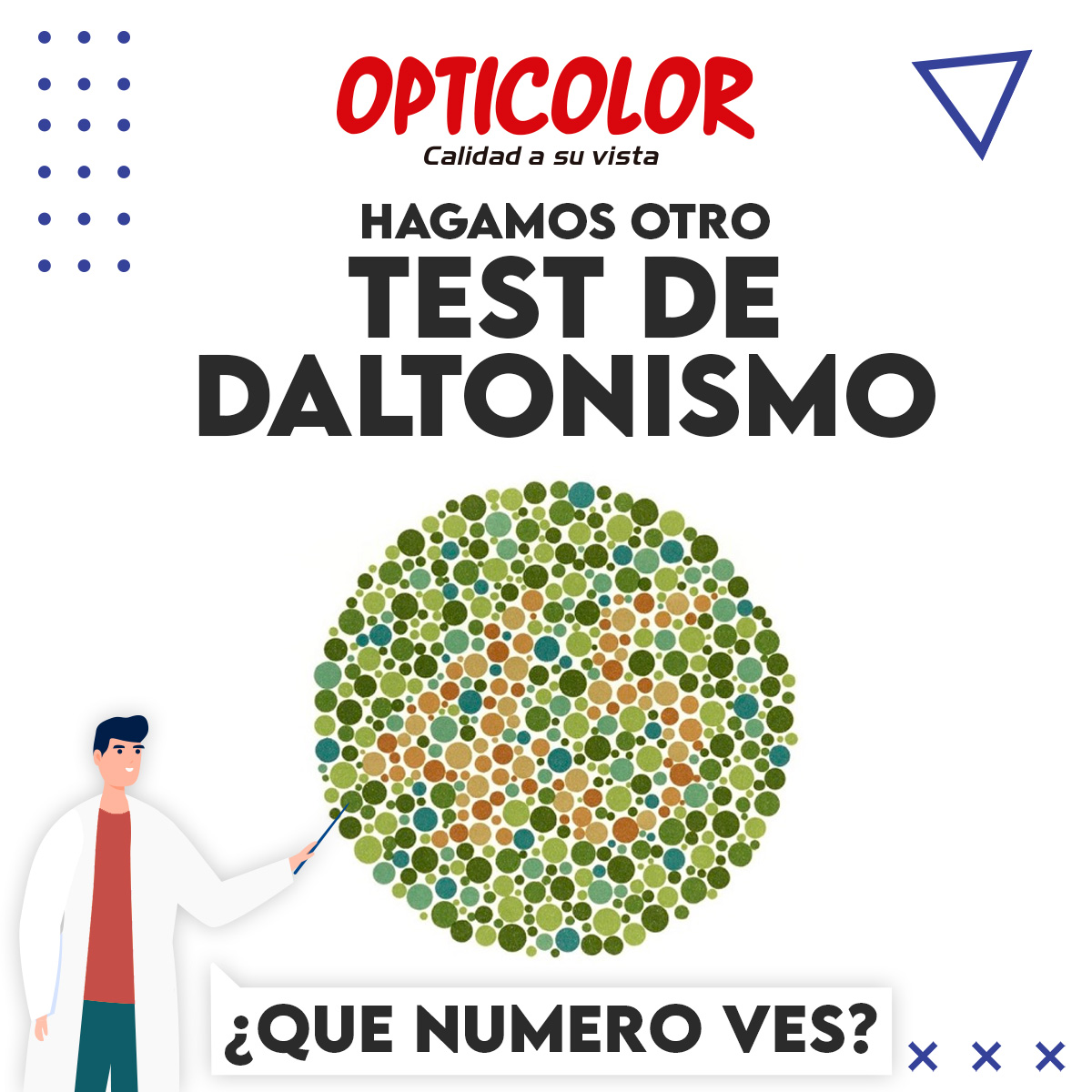 OPTICOLOR - El test de Ishihara es una de las pruebas más...