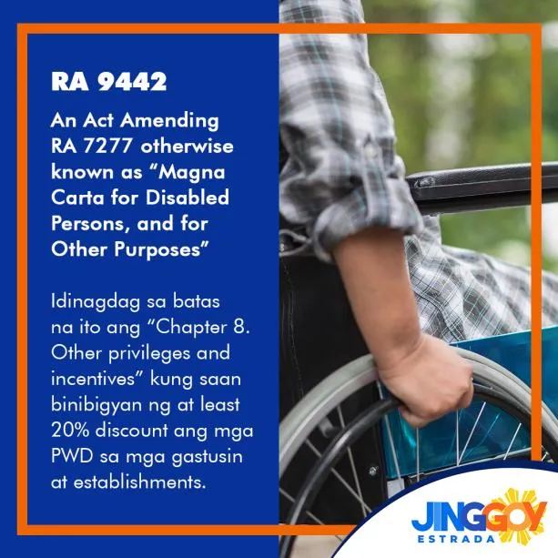 Jinggoy - Ang Republic Act No. 9442 ay ang batas na nagbibigay ng ...