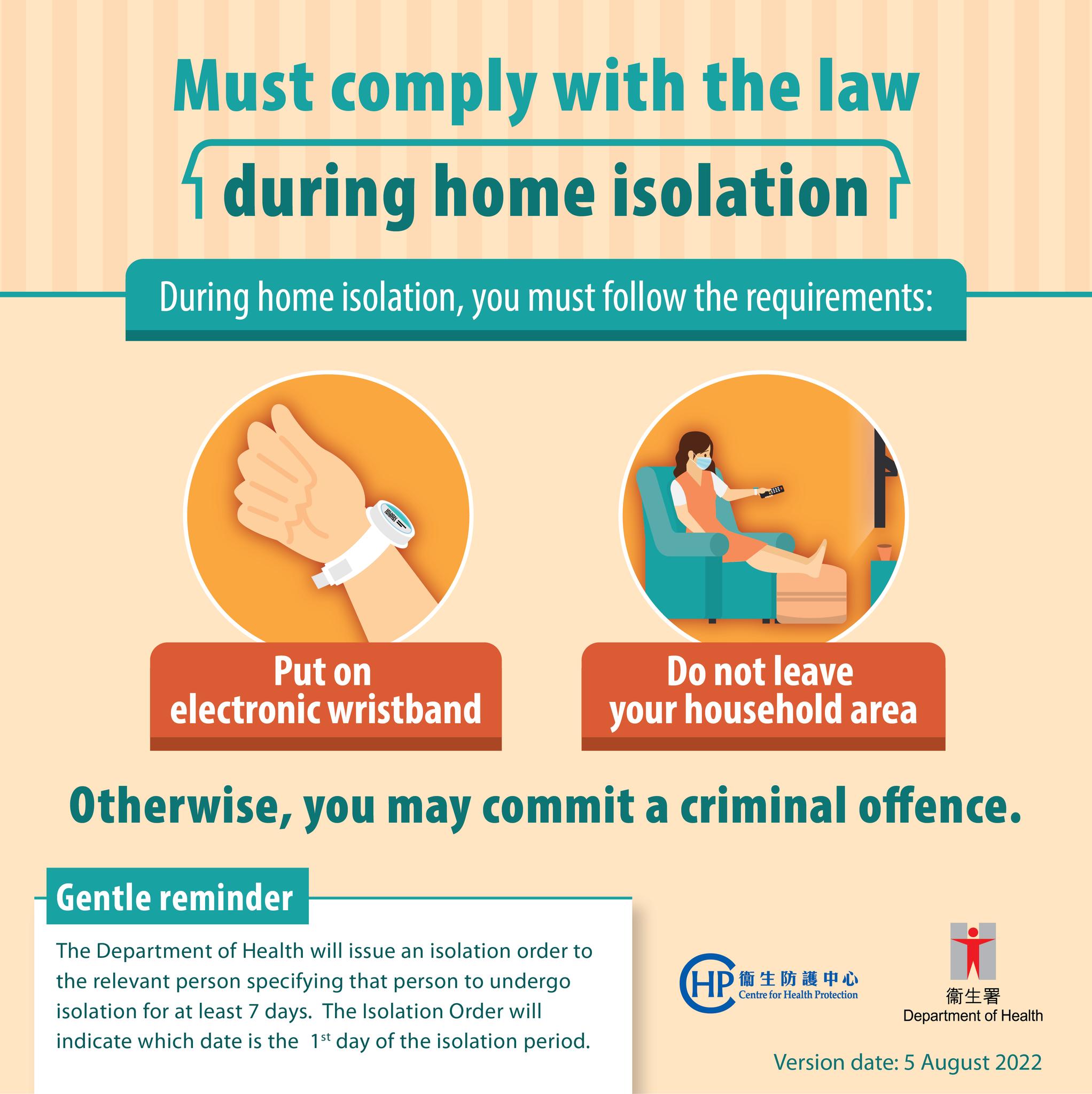 【Must comply... - 衞生署衞生防護中心 Centre for Health Protection, DH | Facebook