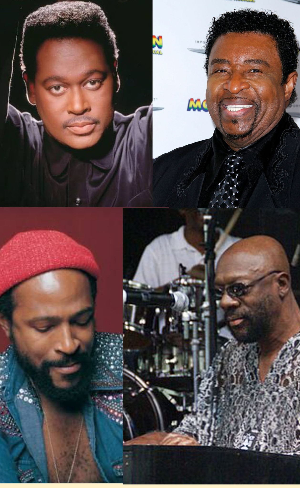 The Unforgettable Marvin Gaye. And Luther Vandross.