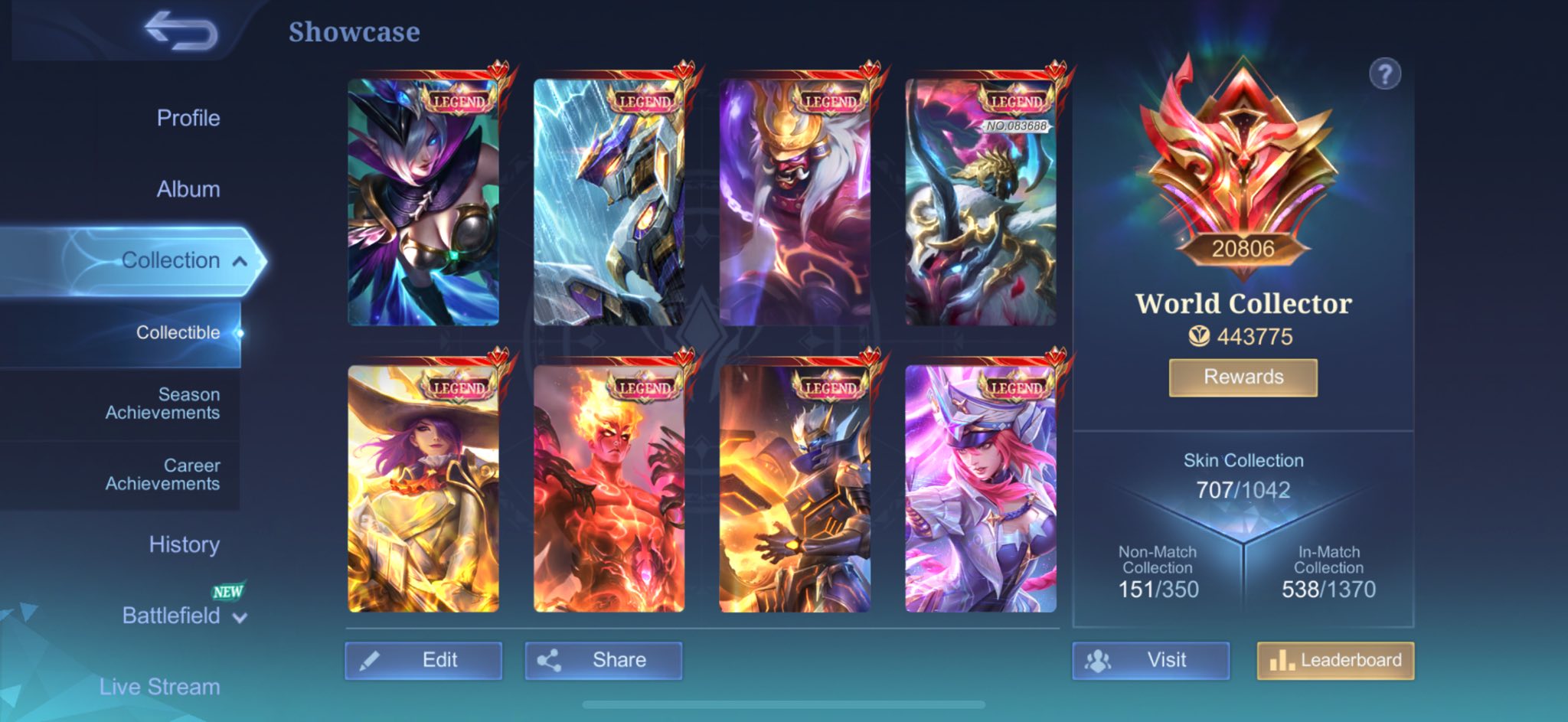 Luxury and old account for sale