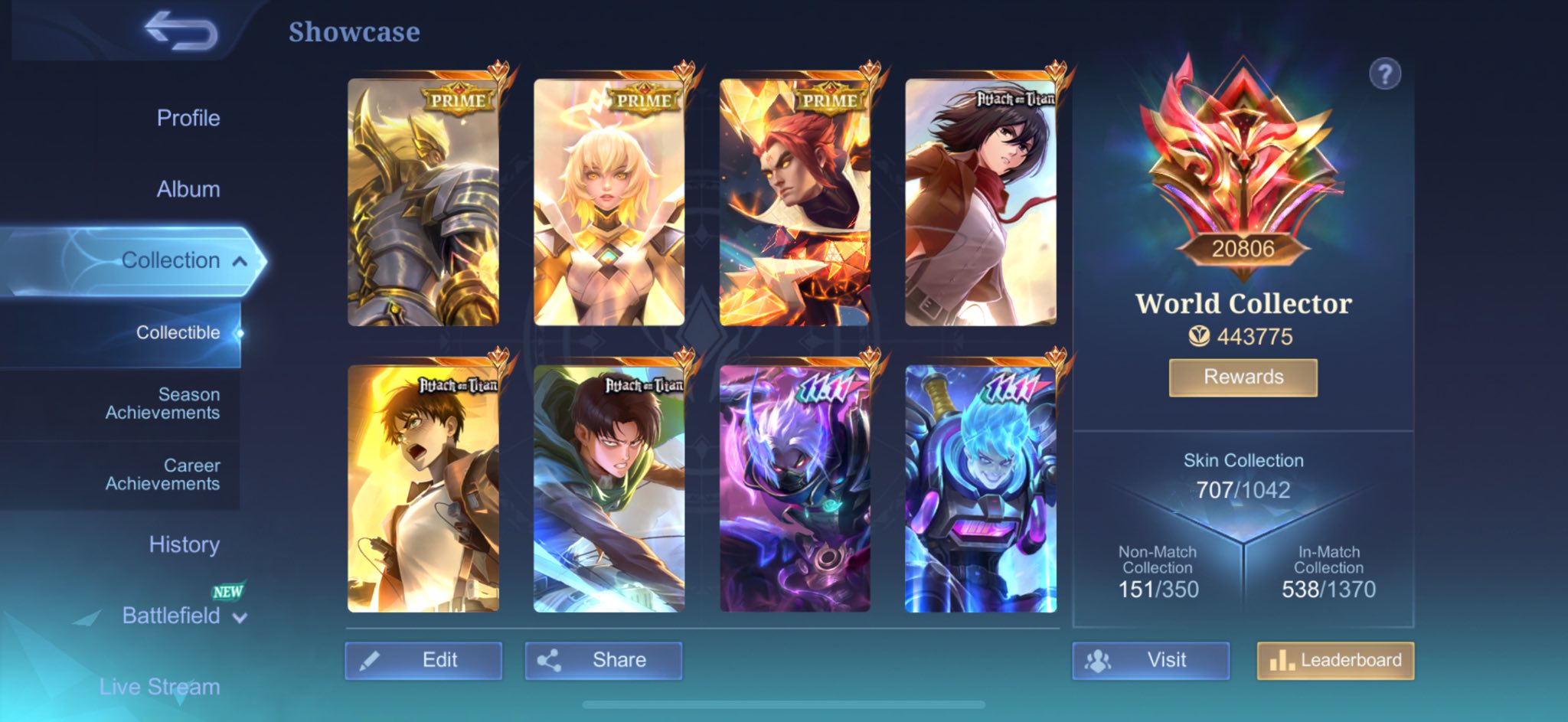 Luxury and old account for sale