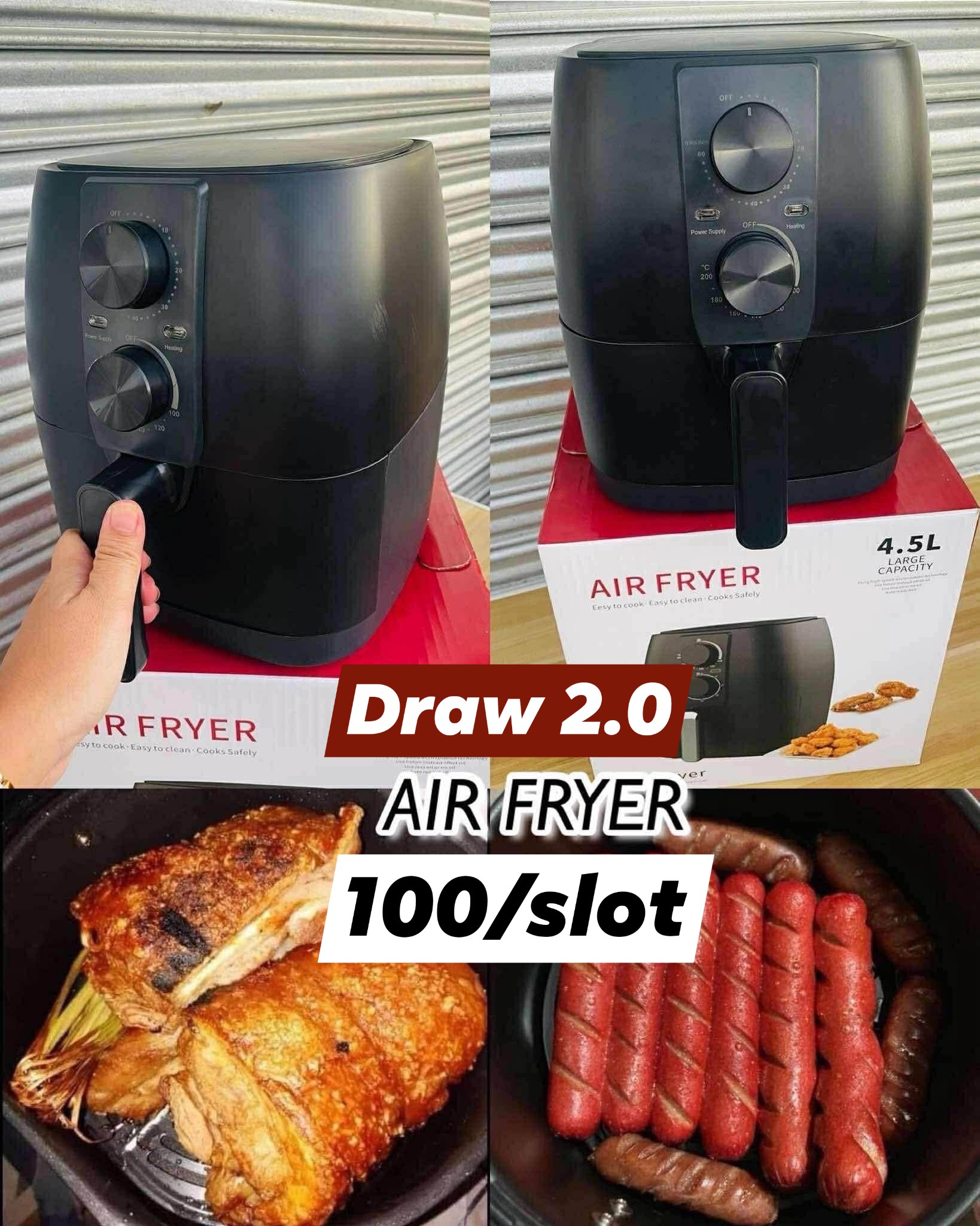 Ate Gracie Airfryer 2.0 dr w! 1 20 100/slot! Bka ung... Facebook