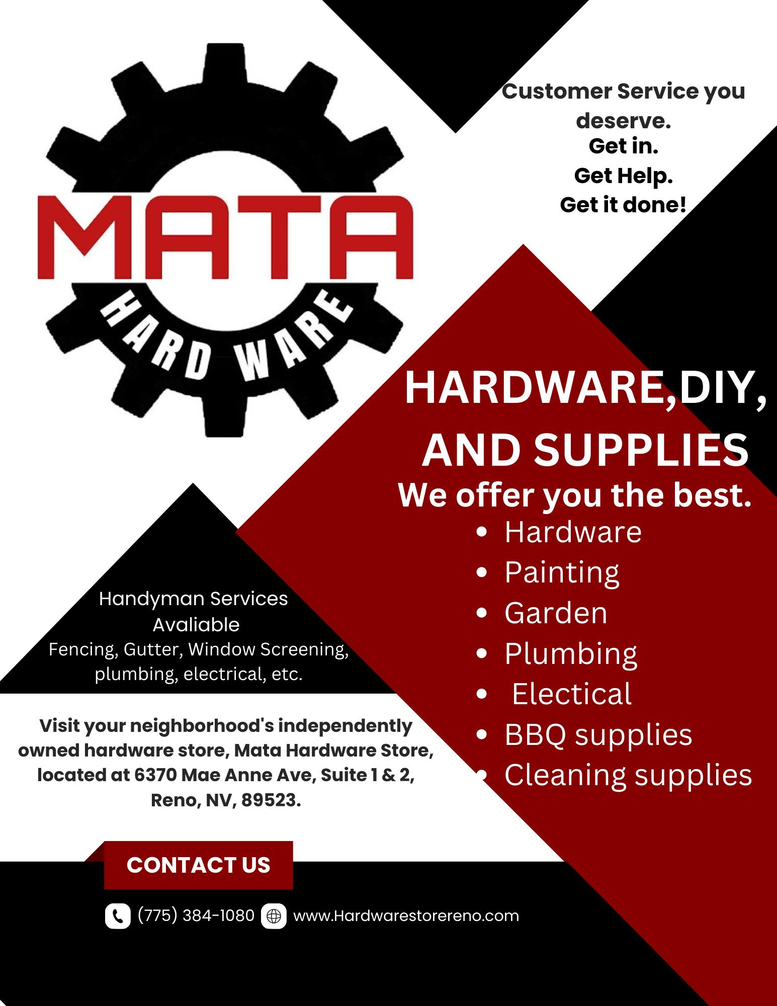 Mata Hardware | Reno NV