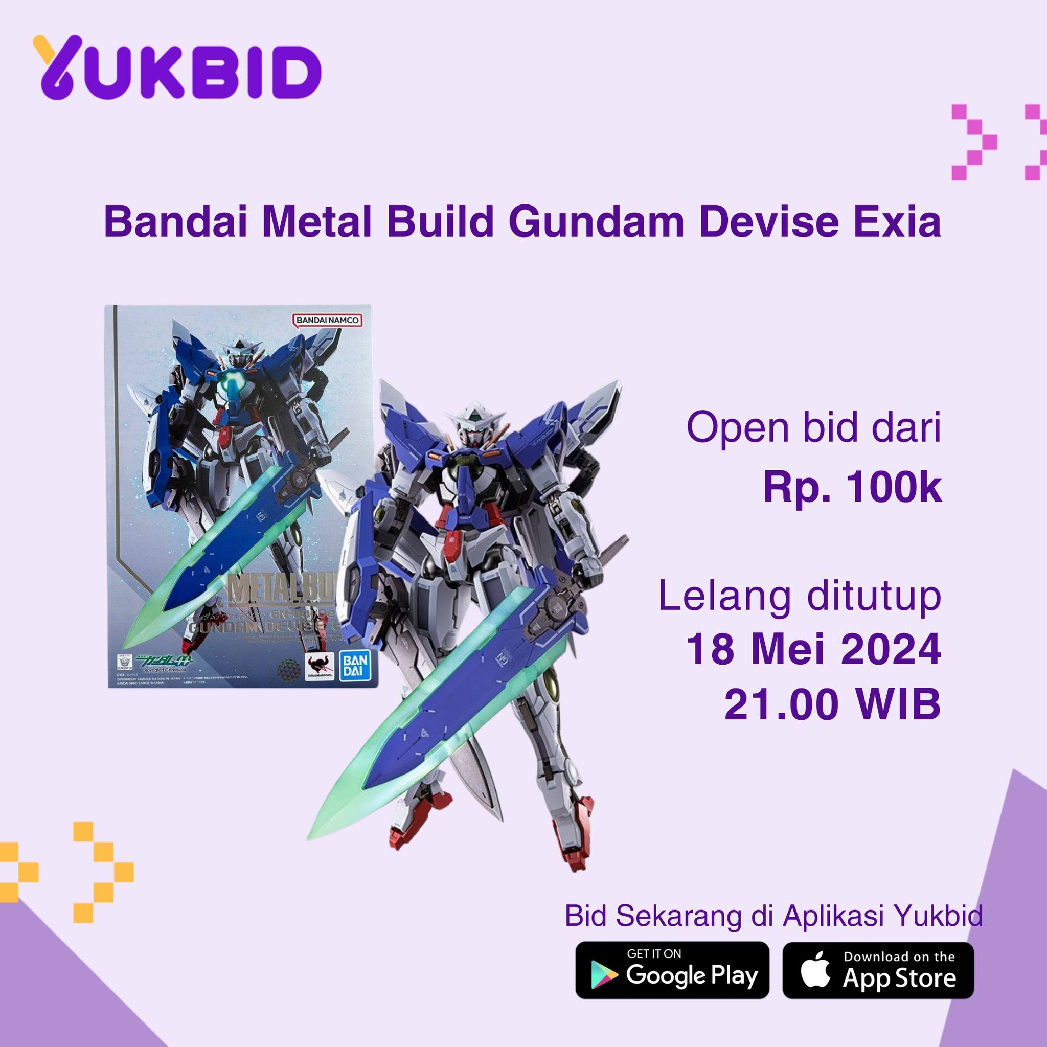 yukbidindonesia - Lelang Gundam by Suupaa Meka Bandai Metal Build ...