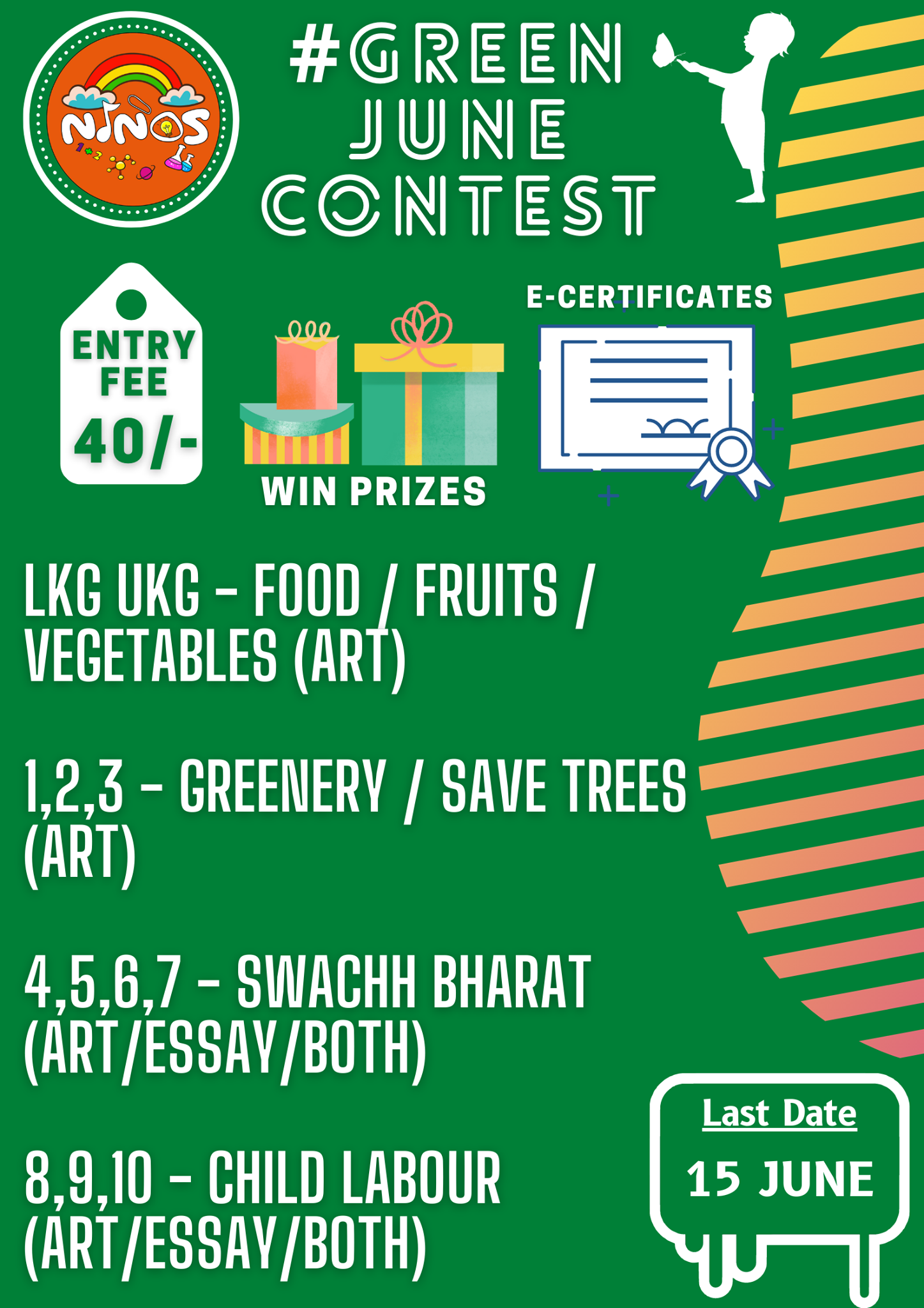 ⚠️ GREEN JUNE CONTEST⚠️... - NinosApp - Children Talent App | Facebook
