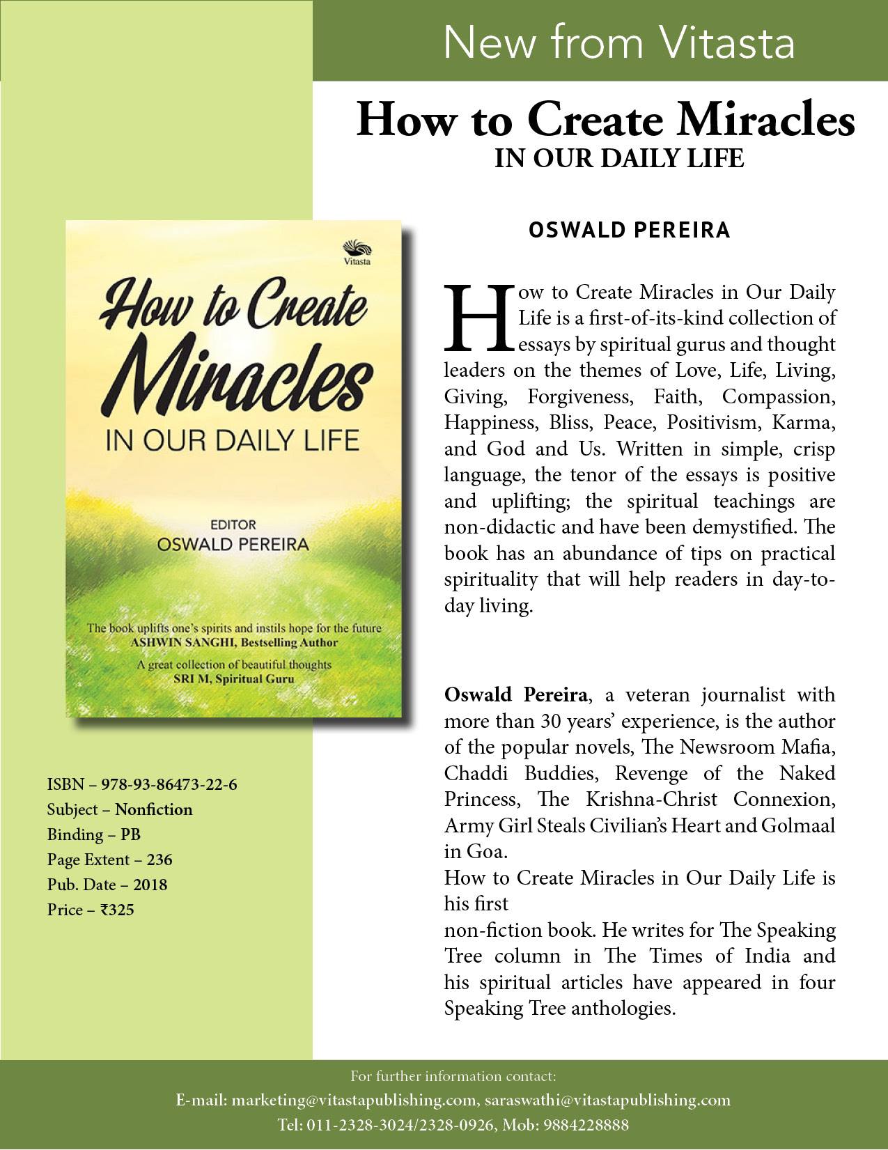 How to Create Miracles in Our Daily Life - Home