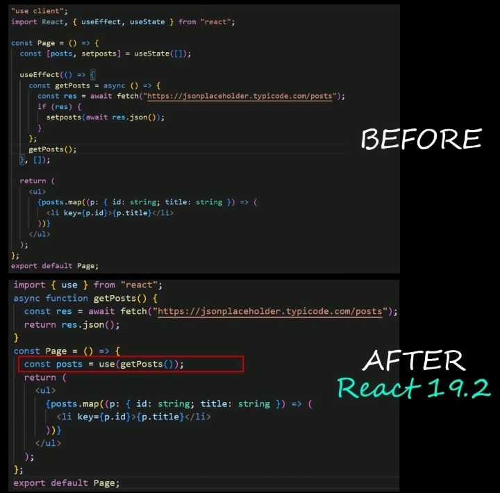 Zeeshan - #React19_2 Now React 19.2 introduced one of the most ...